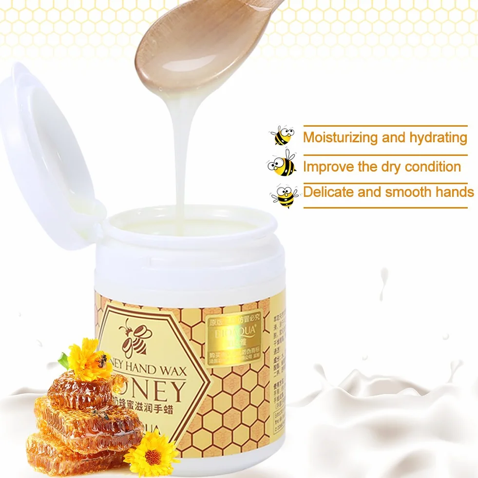 Masque Exfoliant Pour Les Mains 170G Miel Lait Hydratant Masque De Cire
