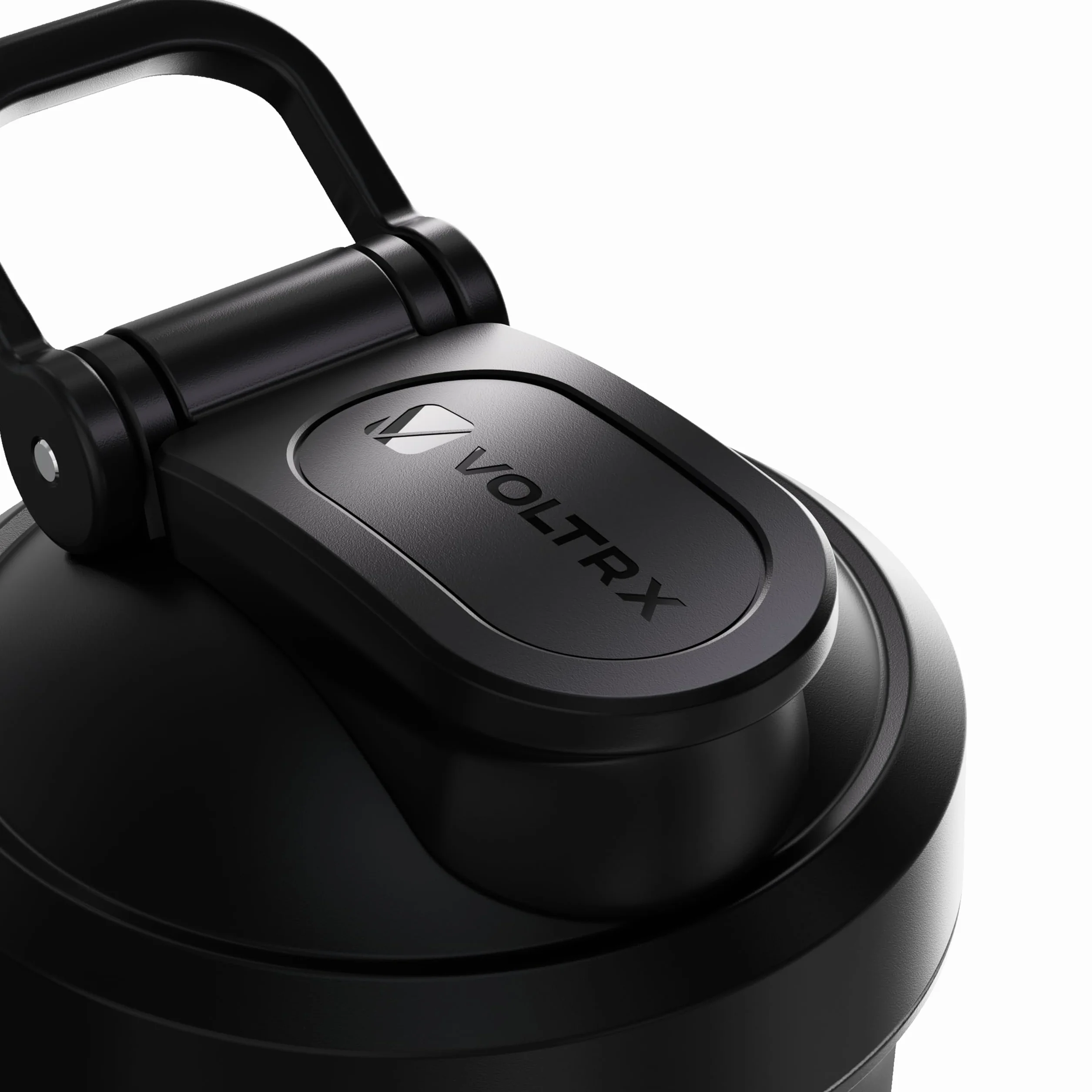 VOLTRX Titanus Bouteille shaker de protéines électrique rechargeable USB C 600 ml sans BPA