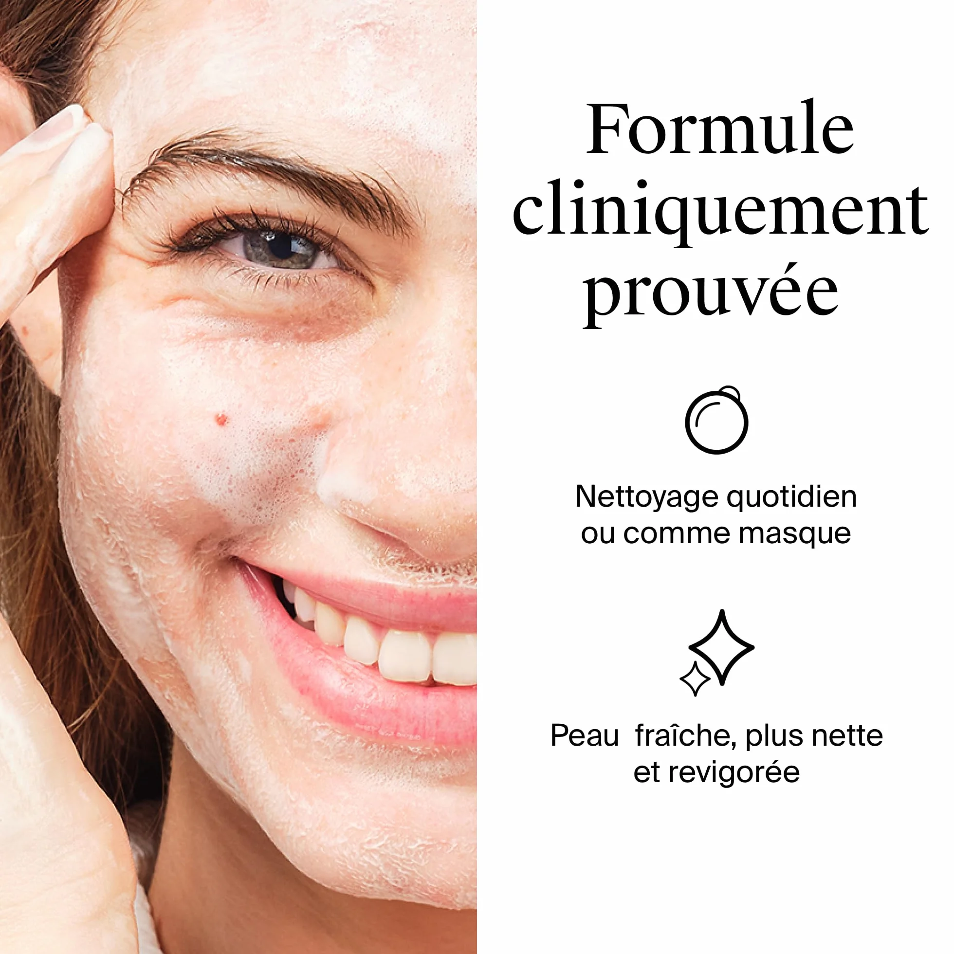 Neutrogena Masque Nettoyant 2-en-1 150 ml Acide Salicylique 1%