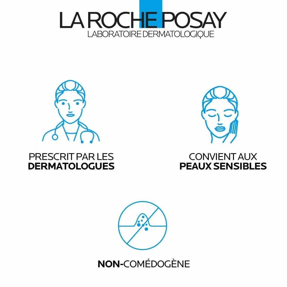 La Roche-Posay Effaclar gel moussant purifiant nettoyant peaux grasses lot de 2 x 400ml