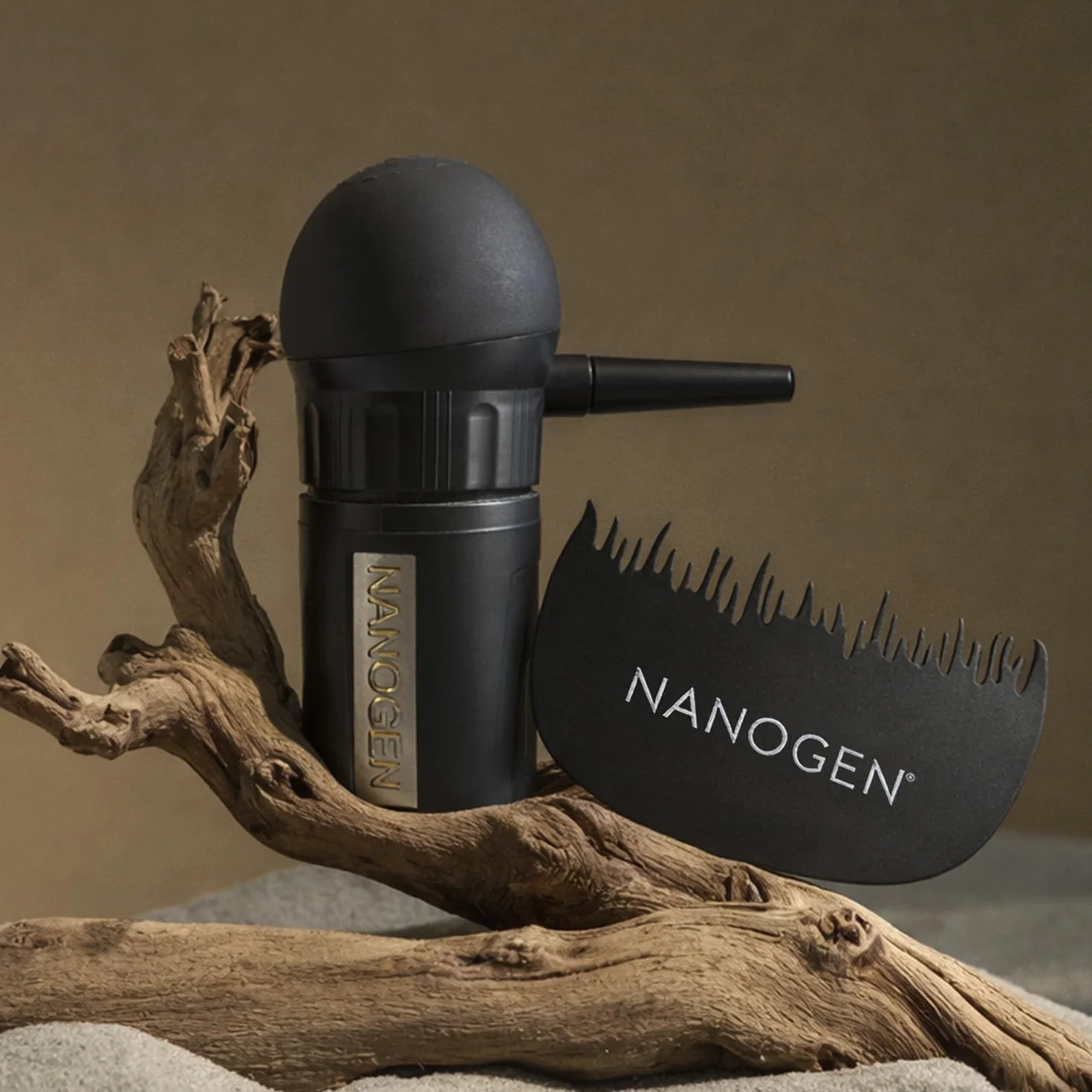 Nanogen Kit applicateur en fibre de cheveux | Applicateur de spray de précision et guide de ligne de cheveux pour un look complet, couverture ciblée pour les zones éclaircissantes, fonctionne avec les