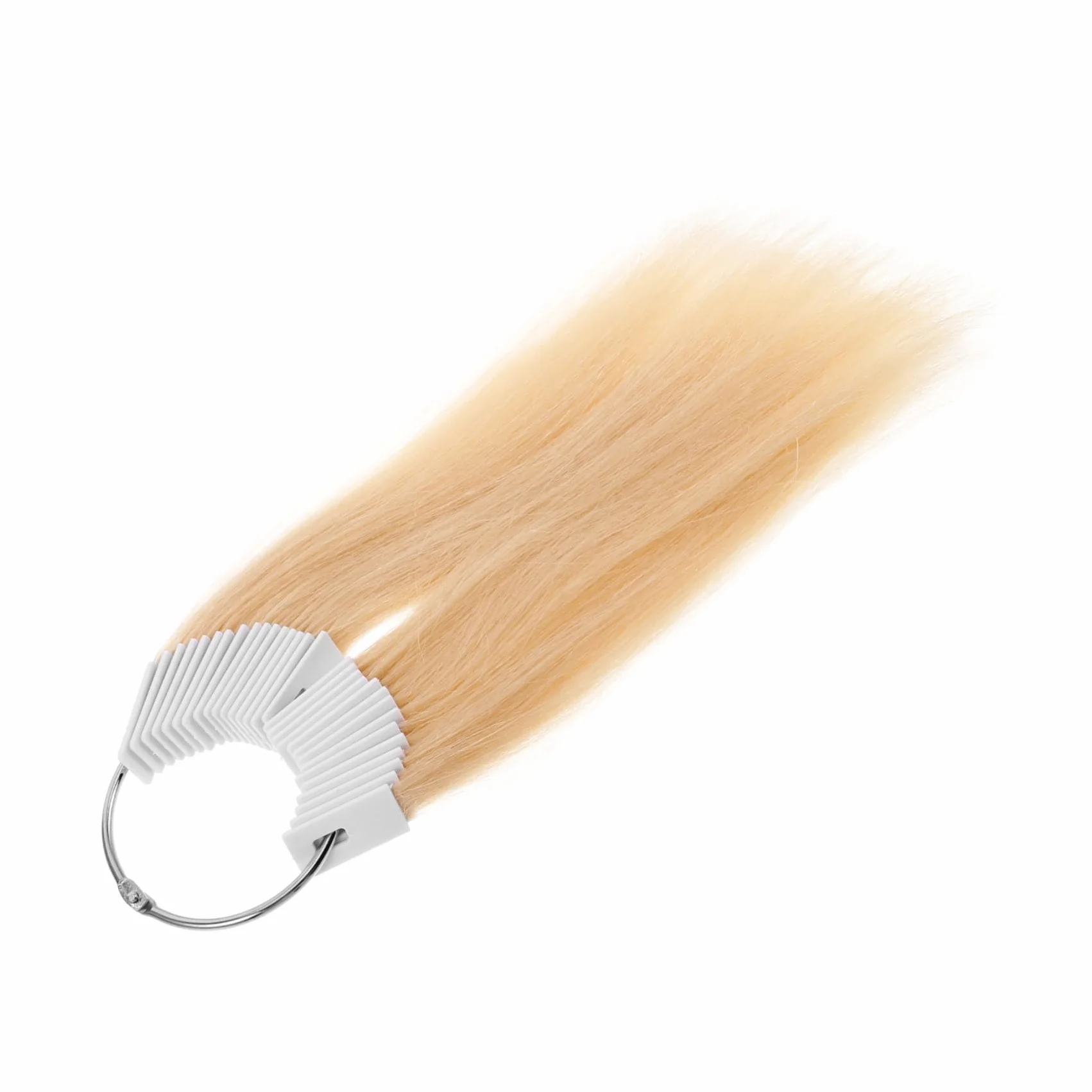 Gatuida Kit de Test de Coloration Cheveux et Fil Haute Température 30 Pièces avec Mèches Jaunes en Plastique pour Formation Coiffure Salon Professionnel