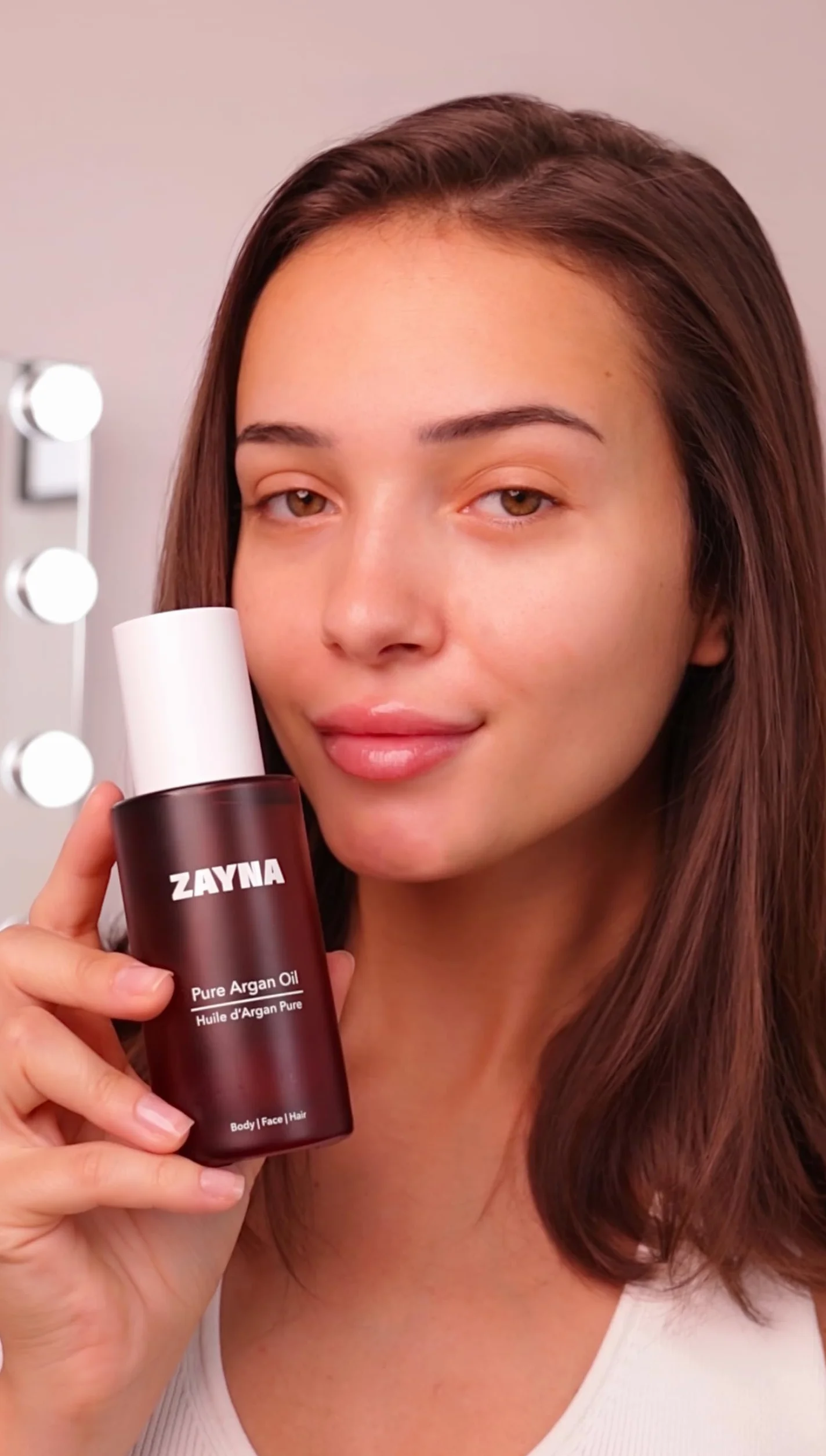 ZAYNA Huile d’Argan Pure et Bio 100 ml | pour cheveux, visage & corps | huile d’argan 100% pure pressée à froid du Maroc | testée dermatologiquement, riche en vitamine E | Conditionnée en Suisse.