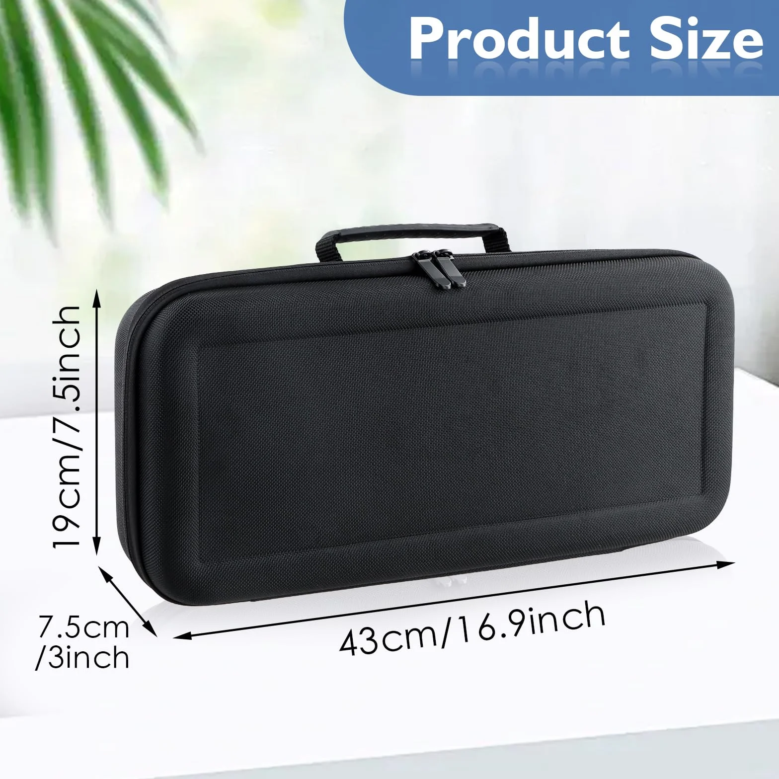 Dokeno Sac de Voyage Compatible avec Dyson Airstrait HT01, Étui de Rangement Portable Étanche, Mallette Rigide Antichoc pour Lisseur Airstrait, Sac de Protection pour Sèche-Cheveux et Accessoires