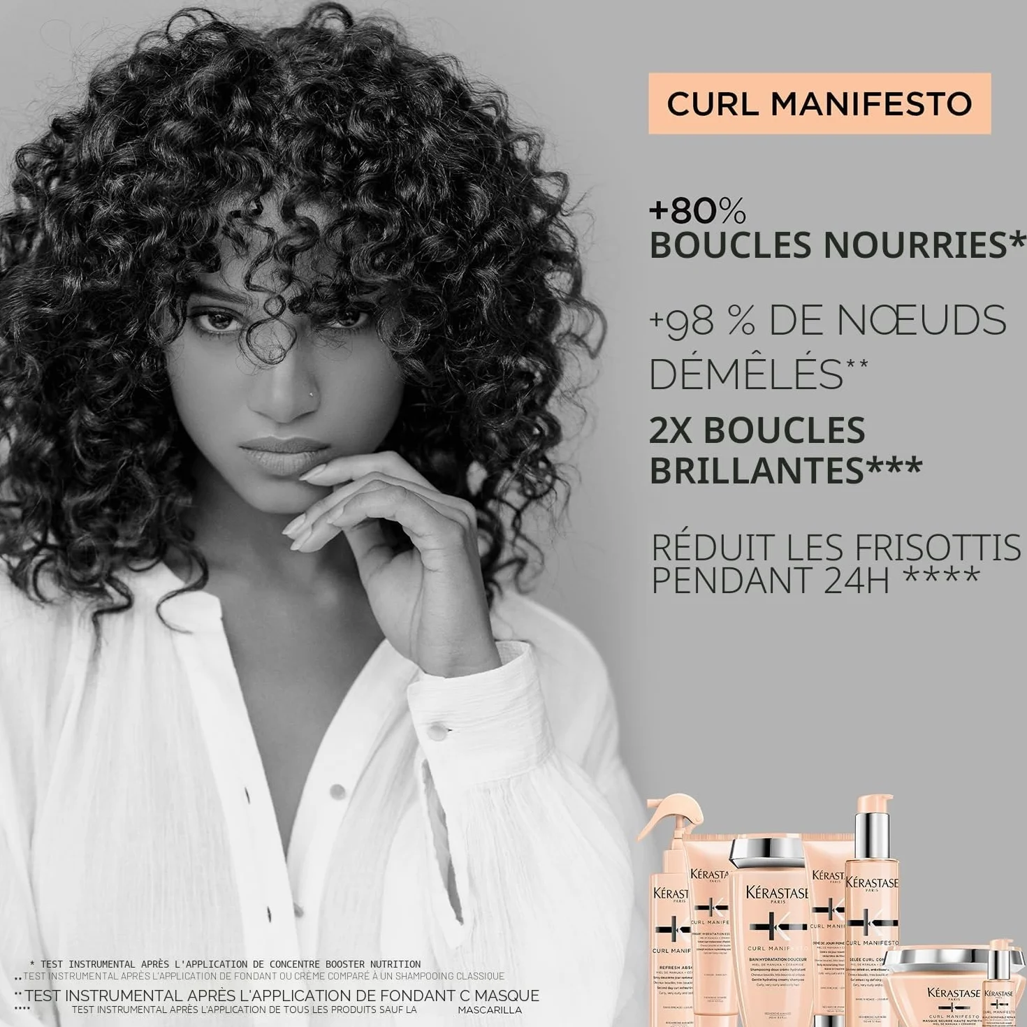 KÉRASTASE Curl Manifesto Masque Beurre Haute Nutrition Masque Capillaire Extra Riche 200 ml Cheveux Bouclés