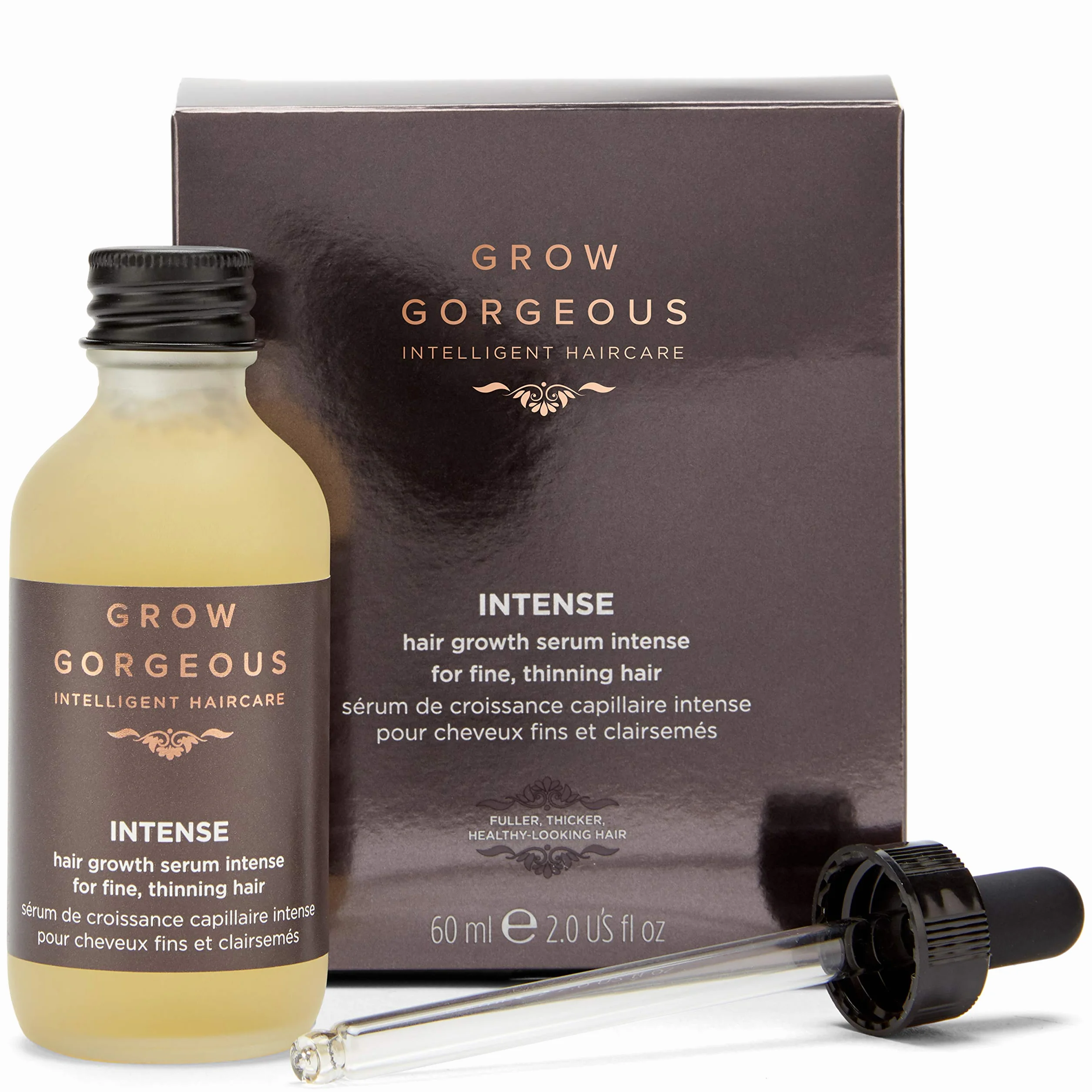 Sérum de croissance pour les cheveux - 60 ml - Augmentation de la densité de 13 % en 4 mois