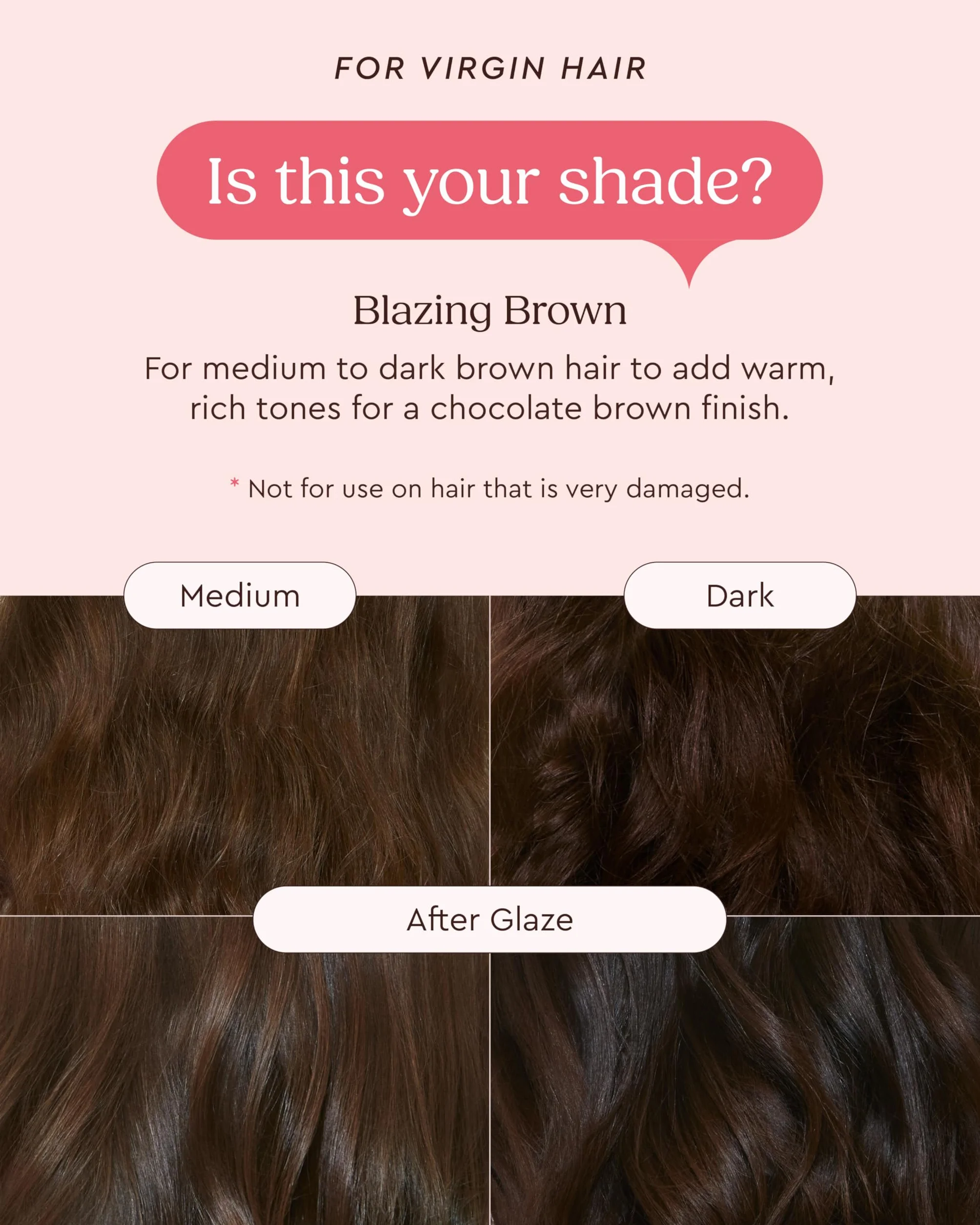 Glaze Supergloss Color Conditioning Gloss – Brillant semi-permanent hydratant pour cheveux et boost de brillance – Masque de dépôt de couleur – Végétalien, sans cruauté envers les animaux – 190 ml