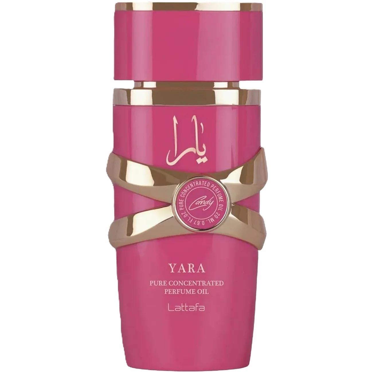 Lattafa Yara Candy – Fruité, doux, floral, musqué – Huile parfumée concentrée pure pour femme, parfum longue durée 20 ml