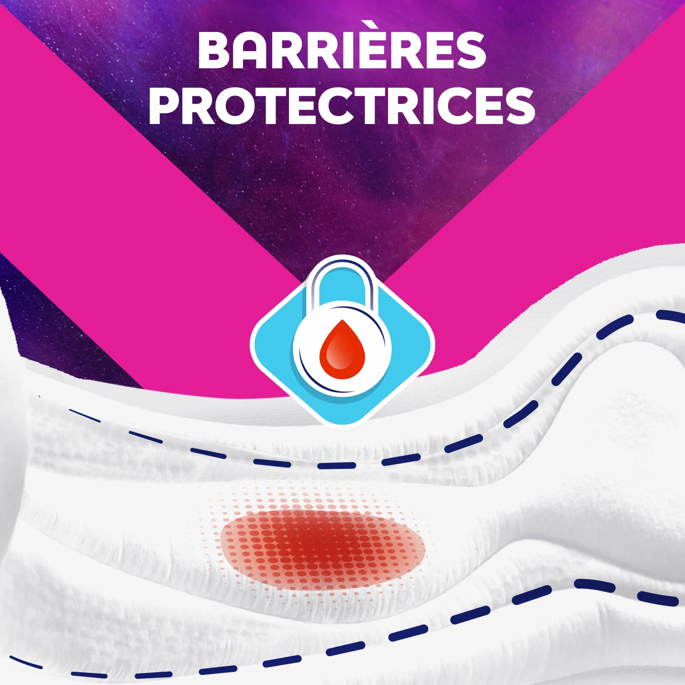 Nana Maxi Goodnight x12 Serviettes Hygiéniques Nuit avec Ailettes Flux très Abondant