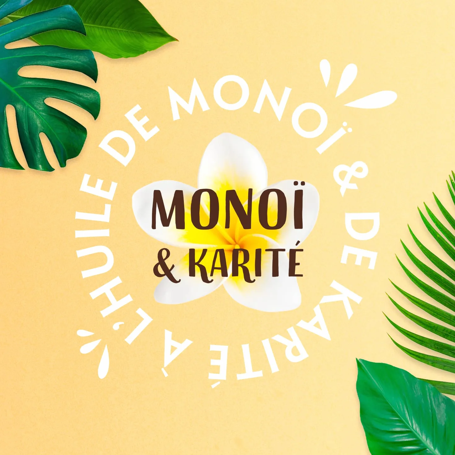 LOVEA Démêlant Sans Rinçage Monoï Karité Cheveux Secs Abîmés 150 ml