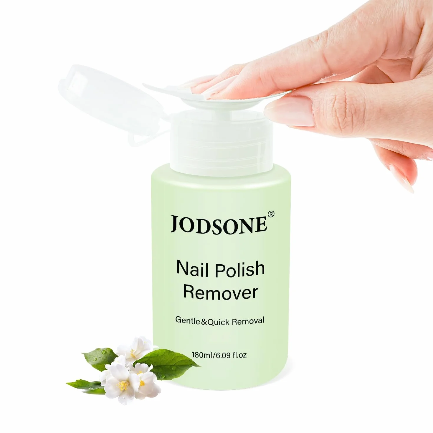 JODSONE Dissolvant pour vernis à ongles sans acétone 180 ml parfum jasmin