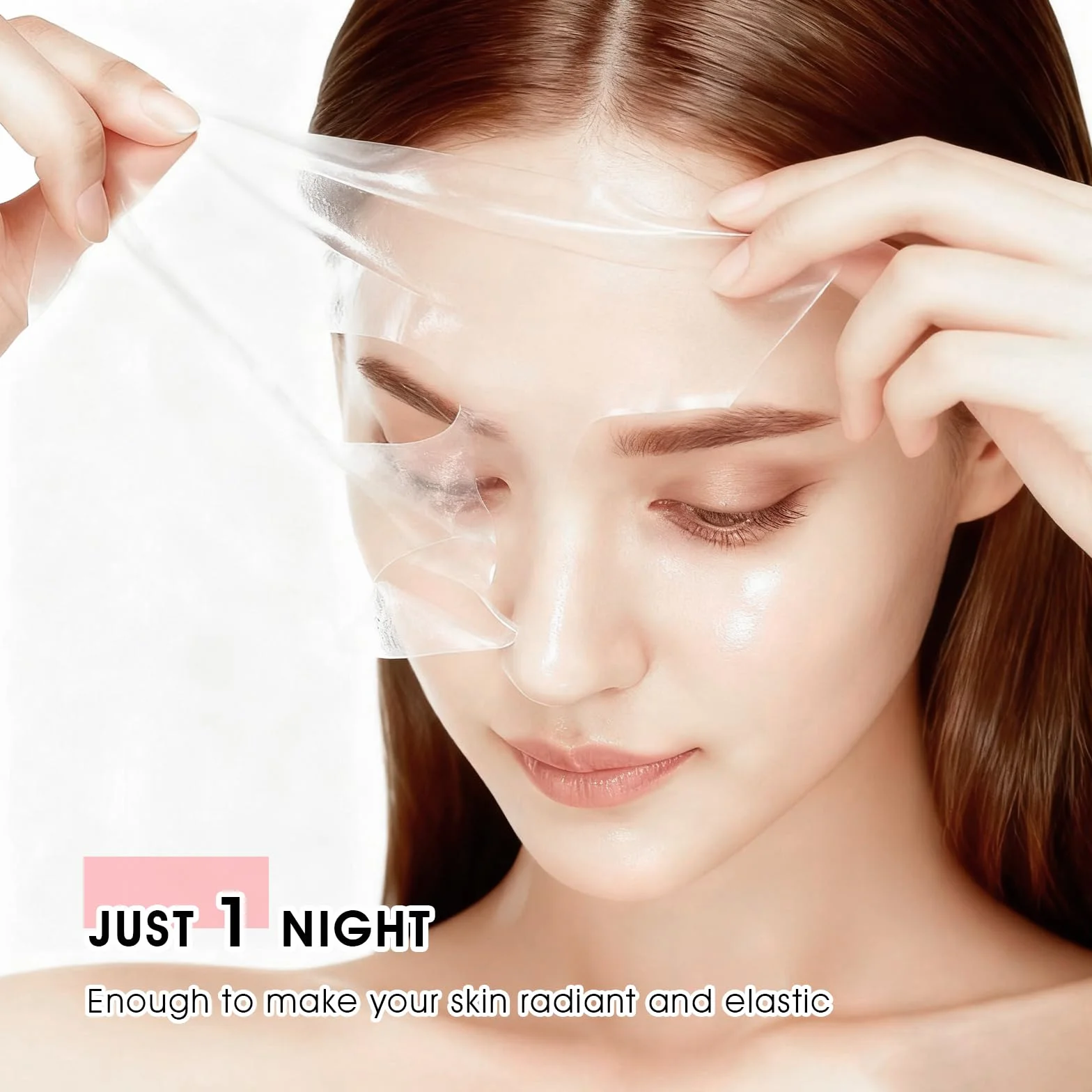 Masque Collagène Visage Bio Collagen Real Deep Mask 5 Pièces Hydratant Anti-Âge Raffermissant
