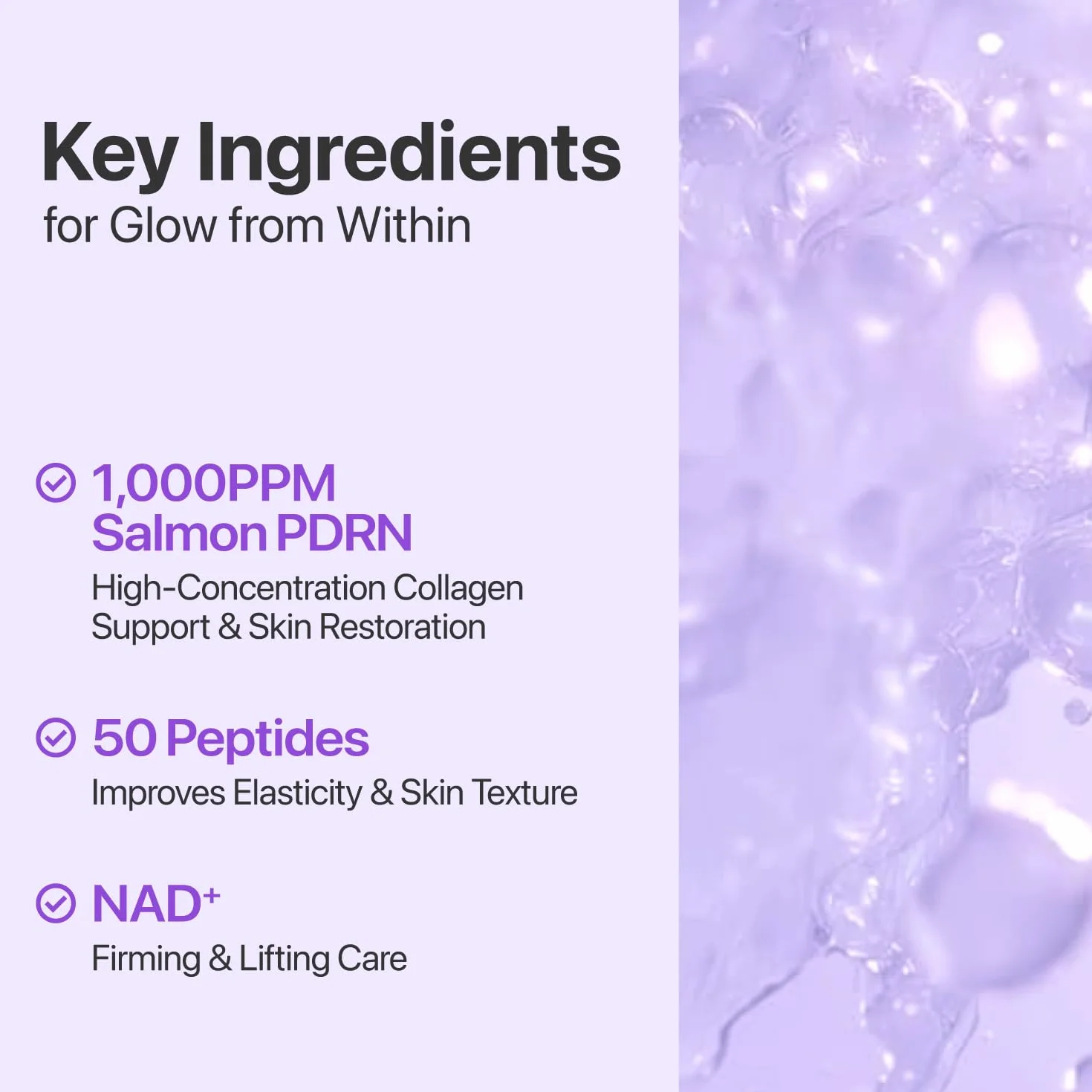 numbuzin No.9 NAD+ Salmon PDRN Glow Boosting Toner 5.07 fl oz Korean Skincare