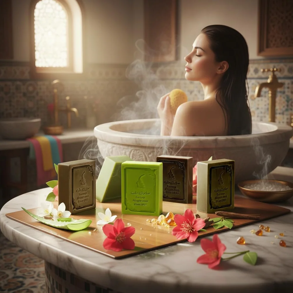 Savon d’Alep à l'huile d'olive et à l'huile de laurier, 1 pièce, naturel