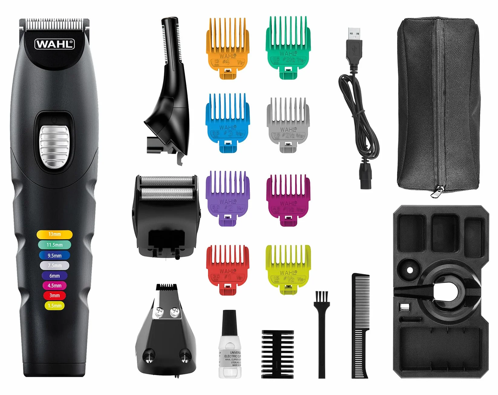 Wahl Color Trim Advanced Multiroomer, 240 min autonomie, chargeur USB, lames précises