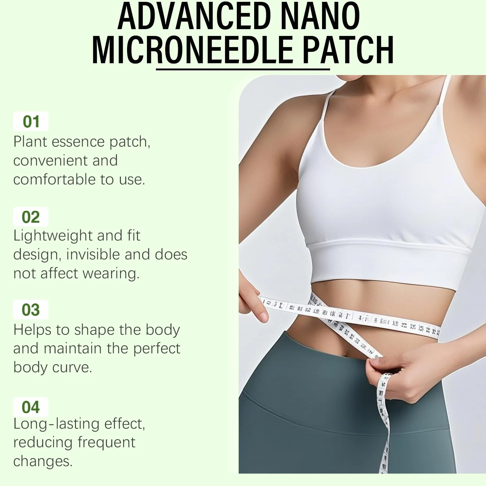Lots de of 7 Patchs Berberine x NAD 10 EN 1 avec Moringa, Patch Nano Microneedle, Ingrédients Naturels, Doux et Efficace, Raffermissant la Peau, Facile à Appliquer, pour Hommes et Femmes (4 Boîtes)