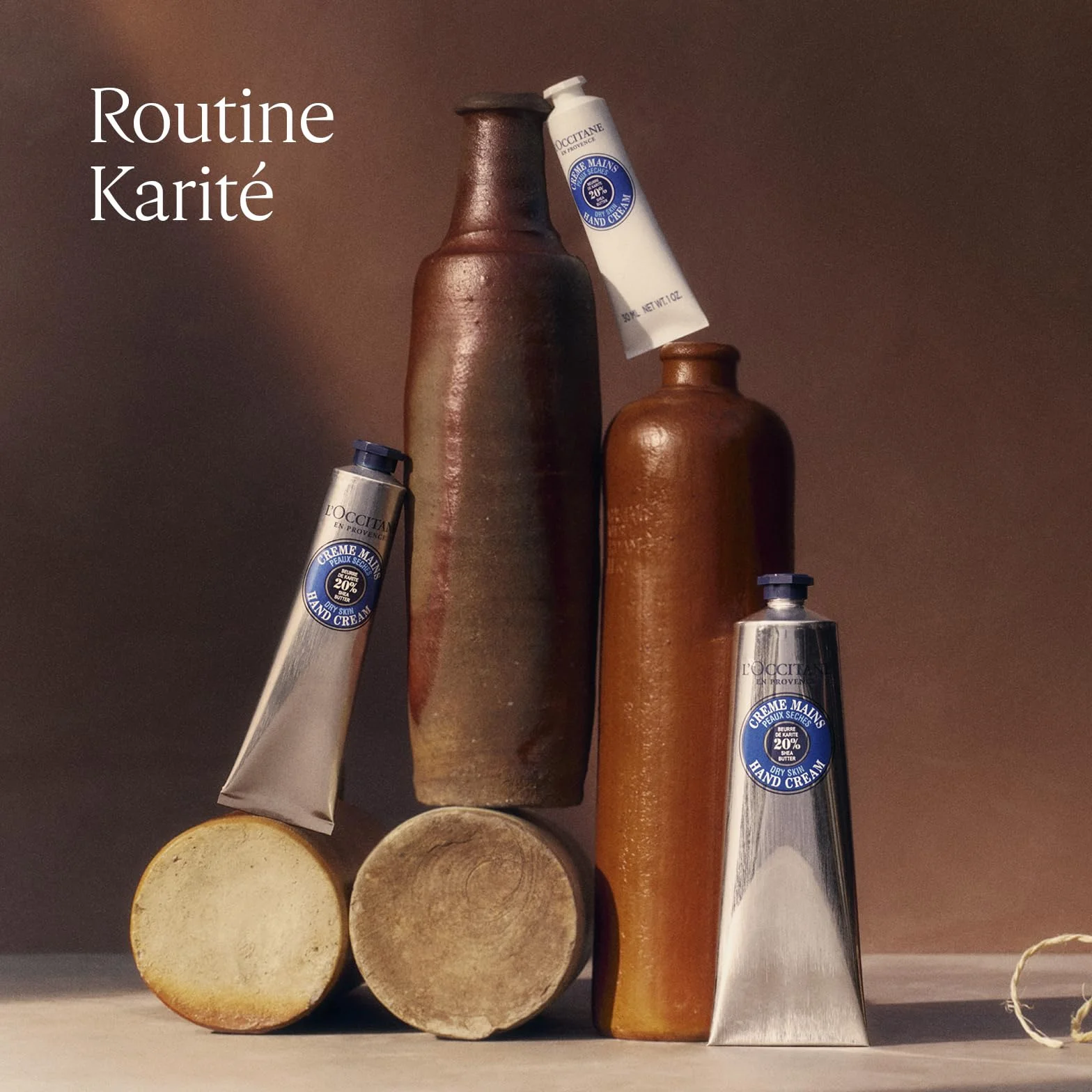 L'OCCITANE - Crème Mains Karité - 150 ml - Peaux sèches - Fabriqué en France