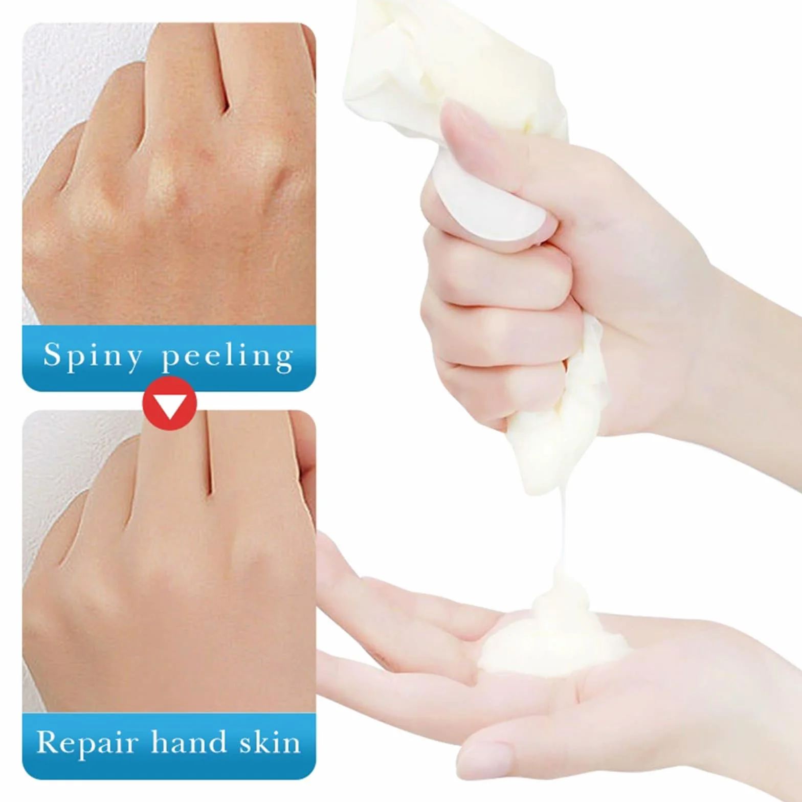 Set de 5 Masques pour les Mains – Lavande, Rose, Lait de Chèvre, Niacinamide, Aloe Vera, Miel – Réparation Peau Rugueuse