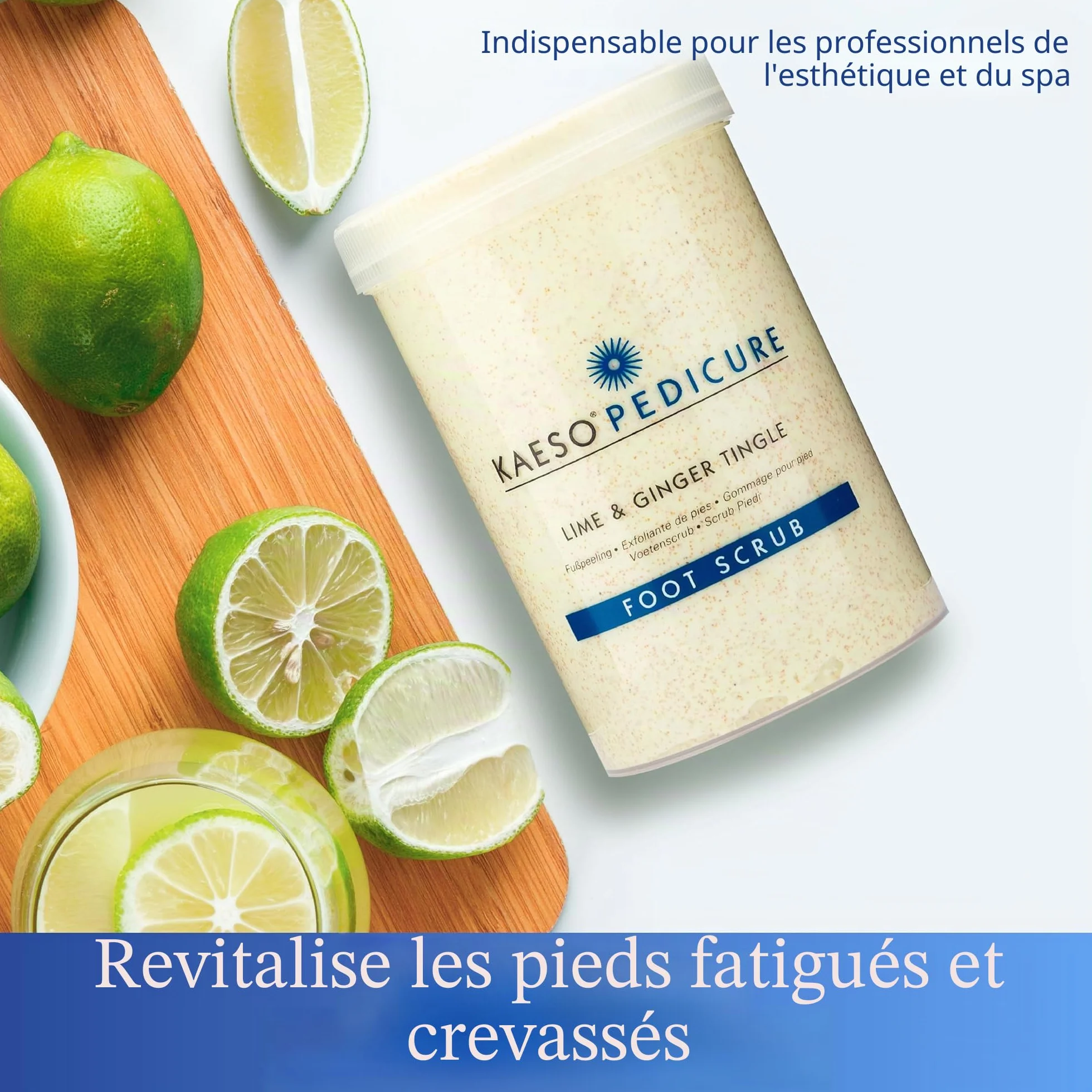 Kaeso Foot Scrub Lime and Ginger Tingle 1200 ml
