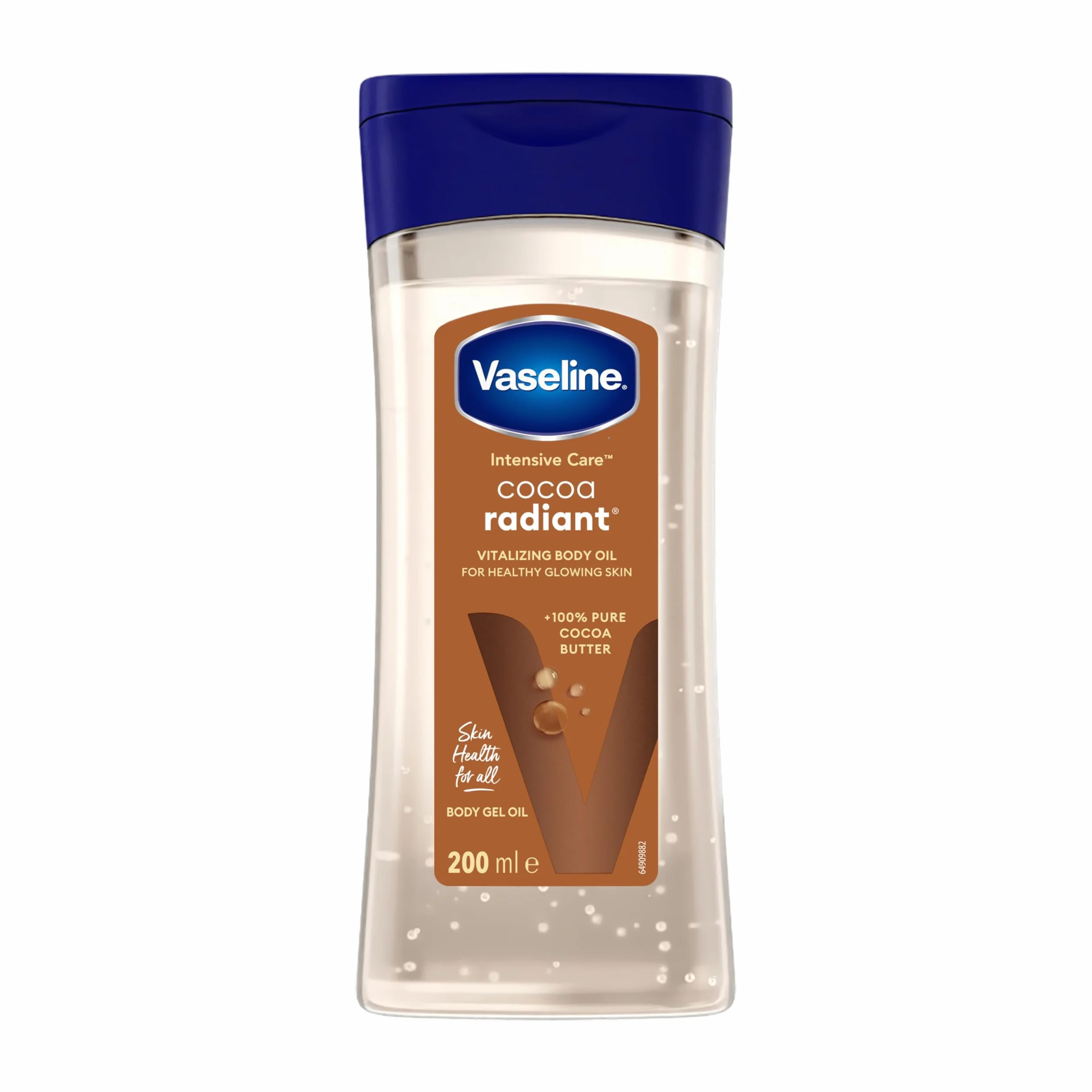Vaseline Intensive Care Cocoa Radiant Huile Corporelle Beurre de Cacao Pur 200ml