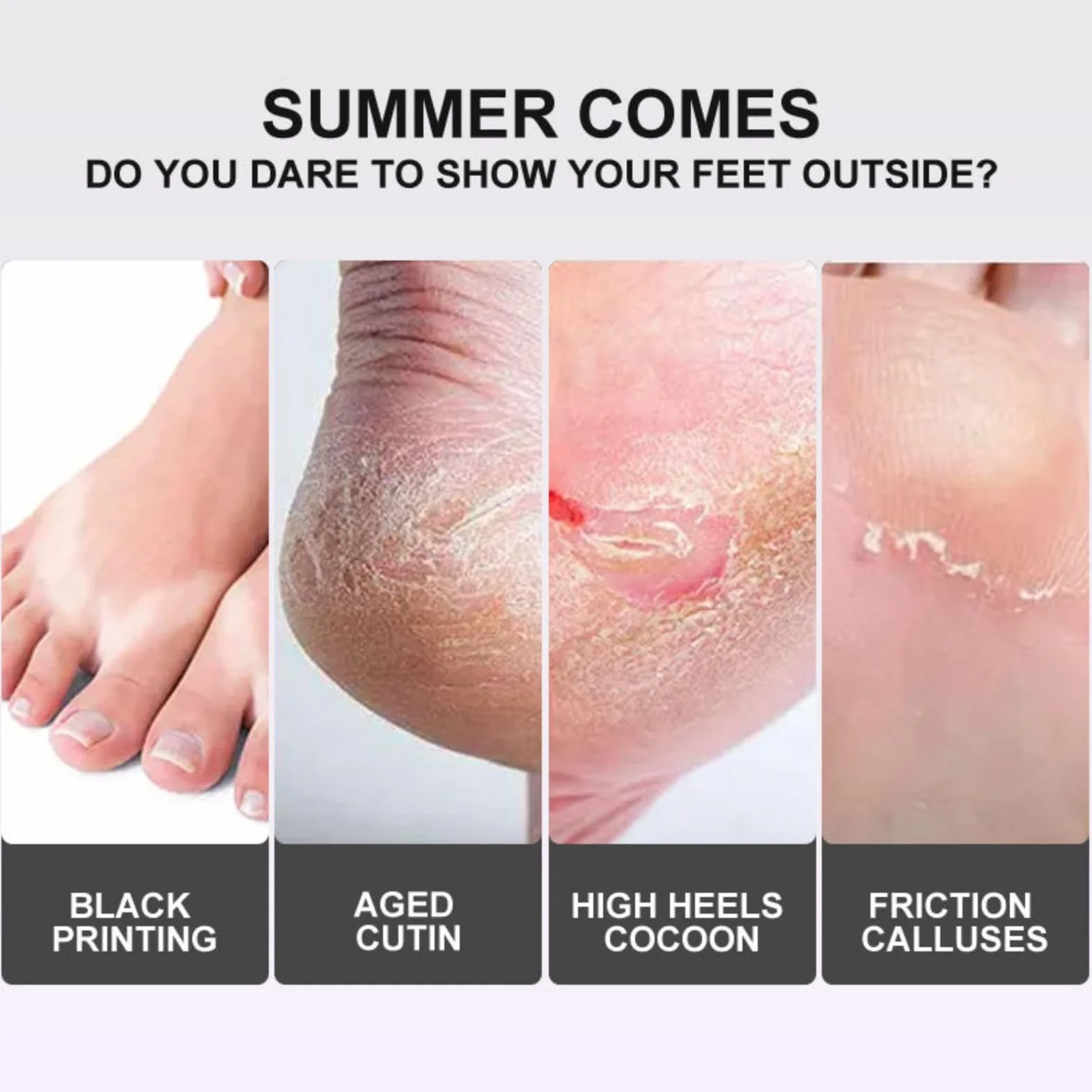 Joyeee Masque Peeling Pieds Exfoliant Nourrissant Chaussettes Soin Pieds Lavande