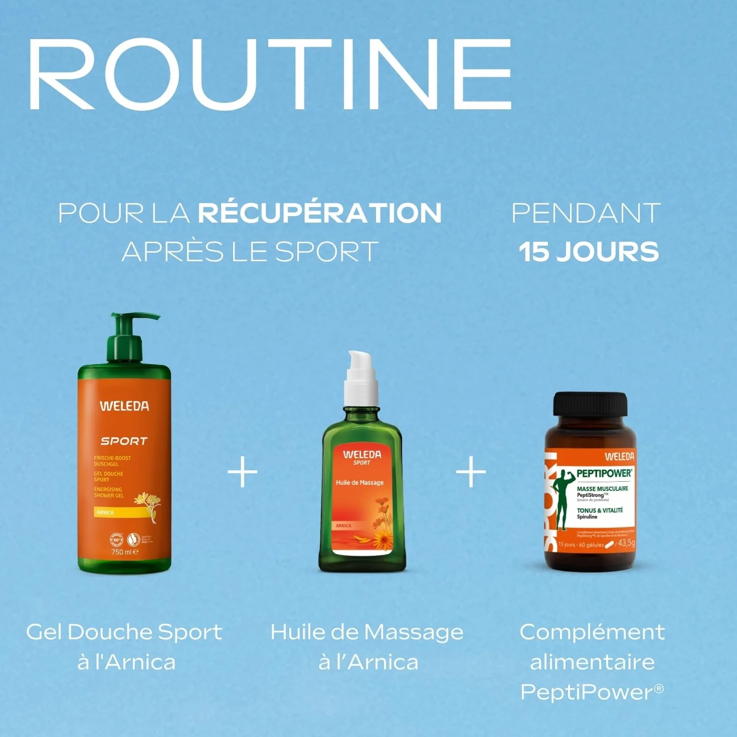 WELEDA Huile de Massage à l'Arnica 100 ml Sportifs Préparation Récupération Nourrit Assouplit Tonifie Peau Bio Vegan