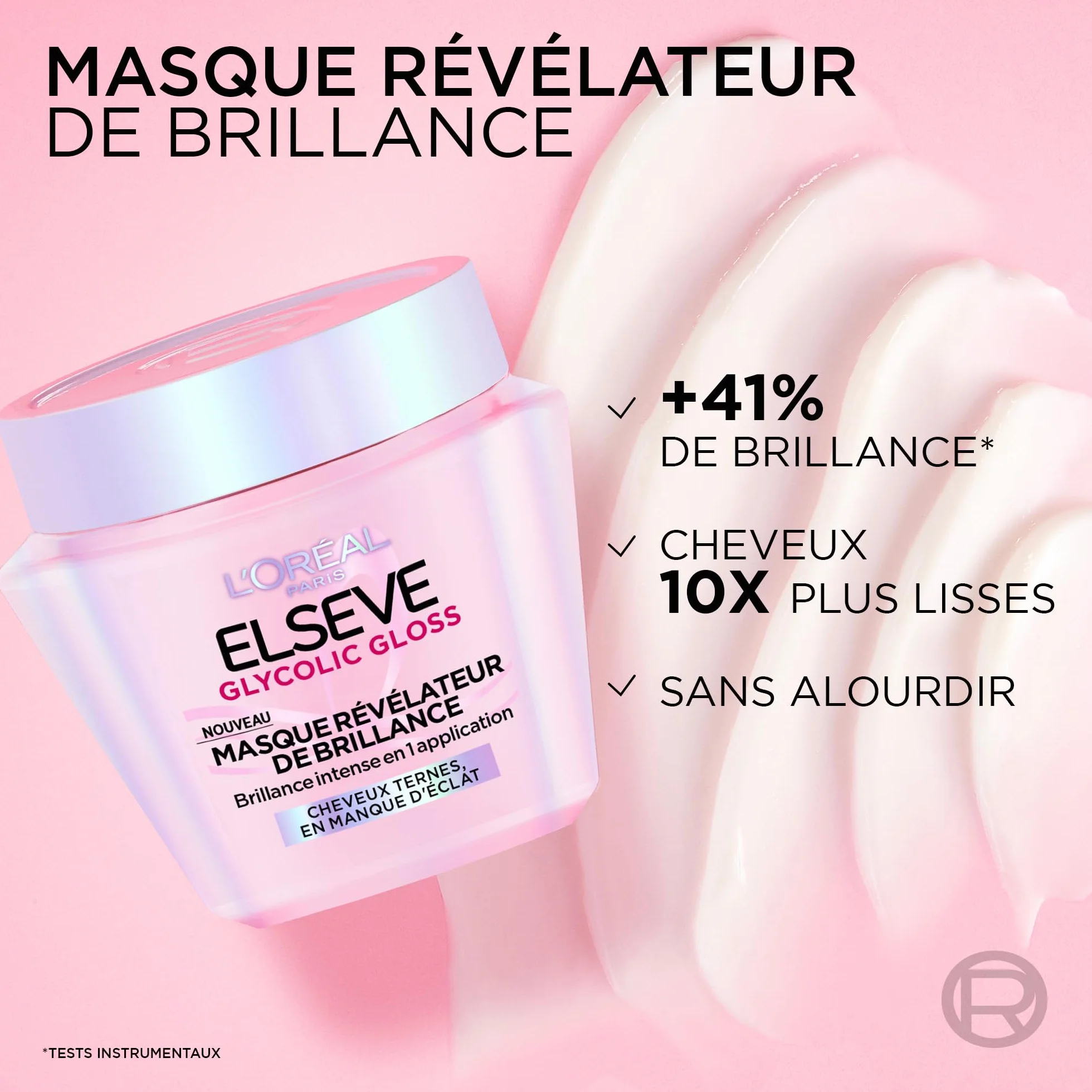L'Oréal Paris Elseve Glycolic Gloss Masque Révélateur de Brillance 290 ml