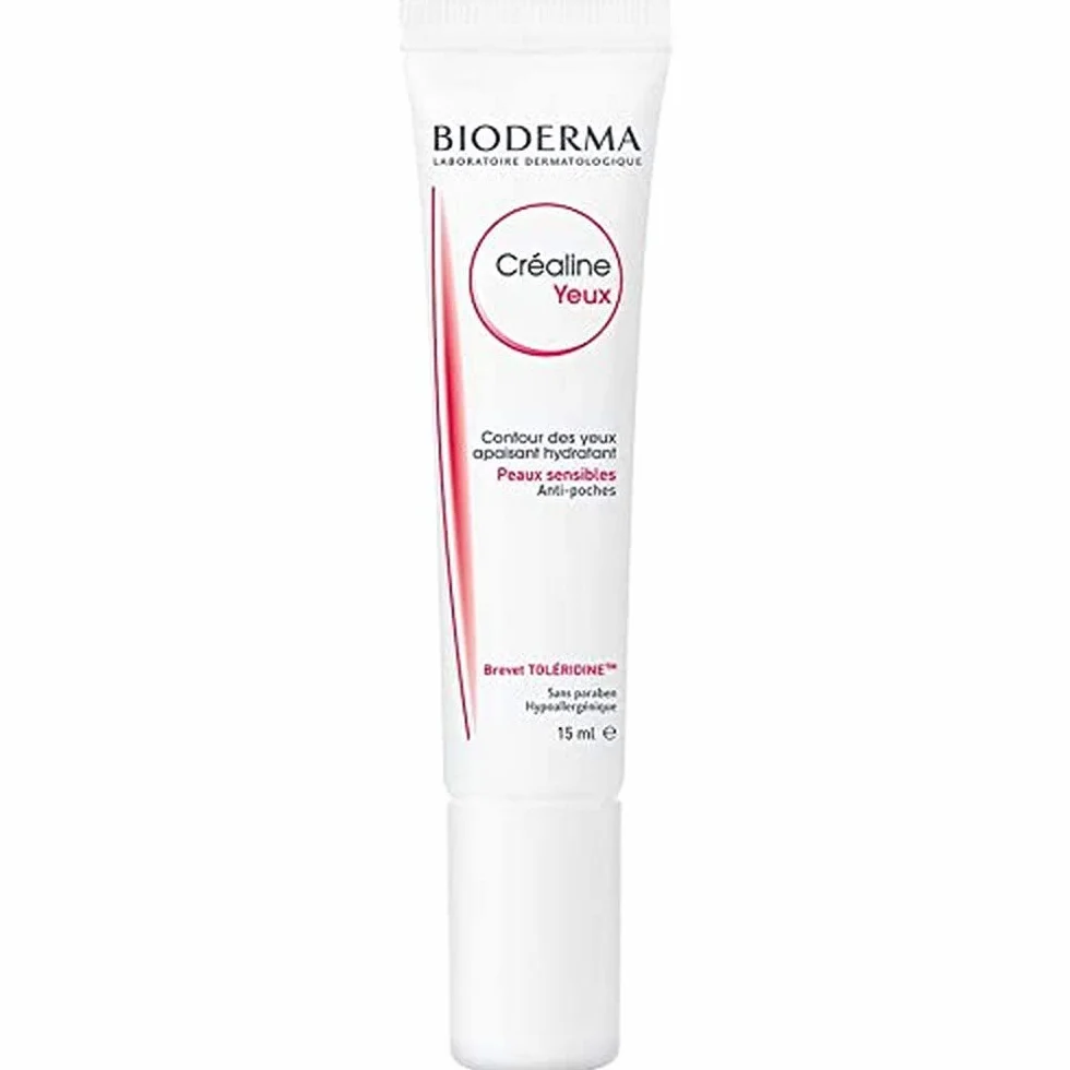 CRÉALINE Yeux 15 ml | Soin anti-poches quotidien - Estompe les ridules | Peaux sensibles à intolérantes