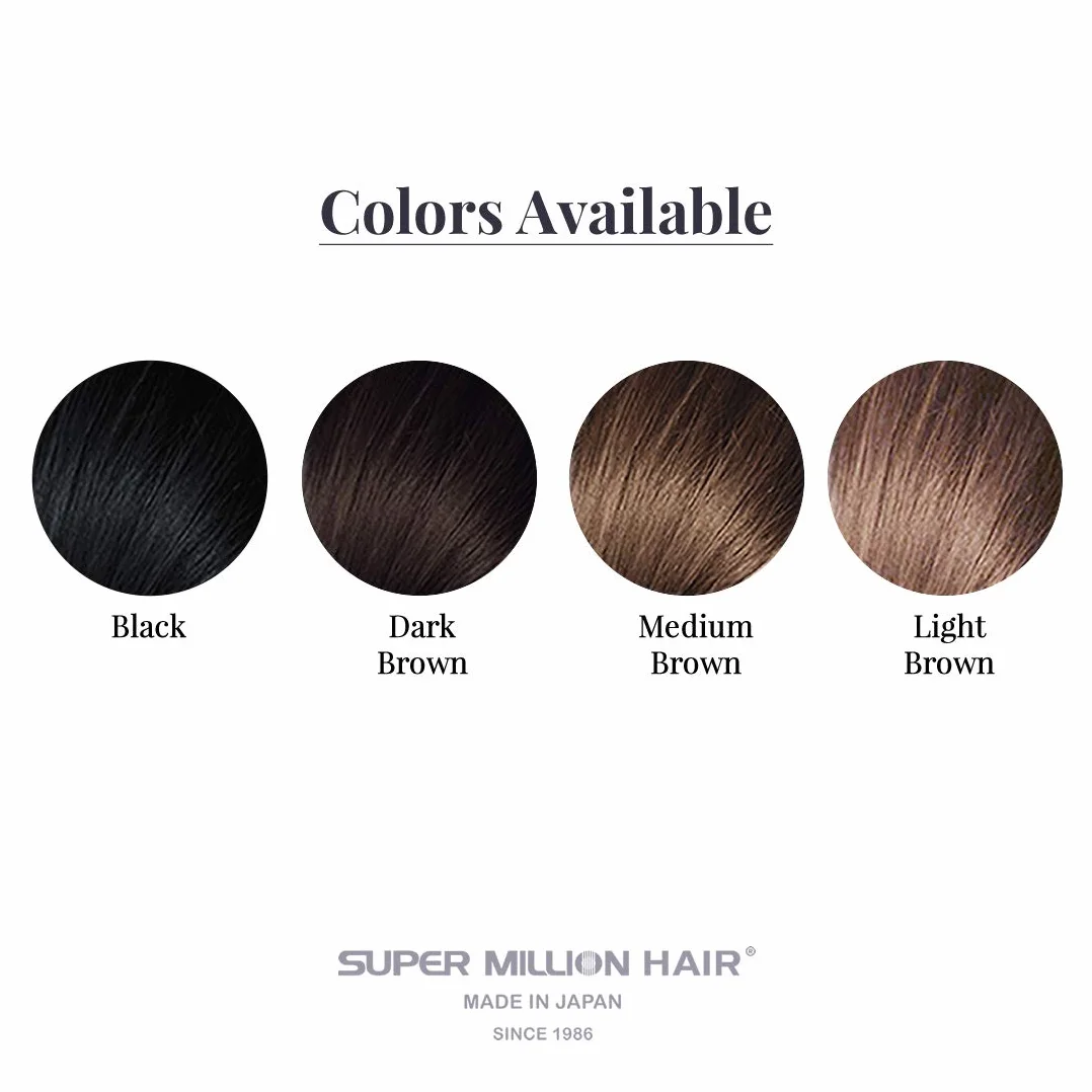Super Million Hair 15g Hair Fibres - Medium Brown