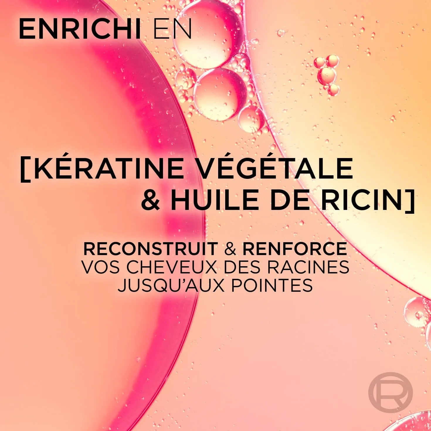 L’ORÉAL PARIS Elseve Dream Long Démêant Anti-Fourches Cheveux Longs Abimés Huile de Ricin Kératine Végétale