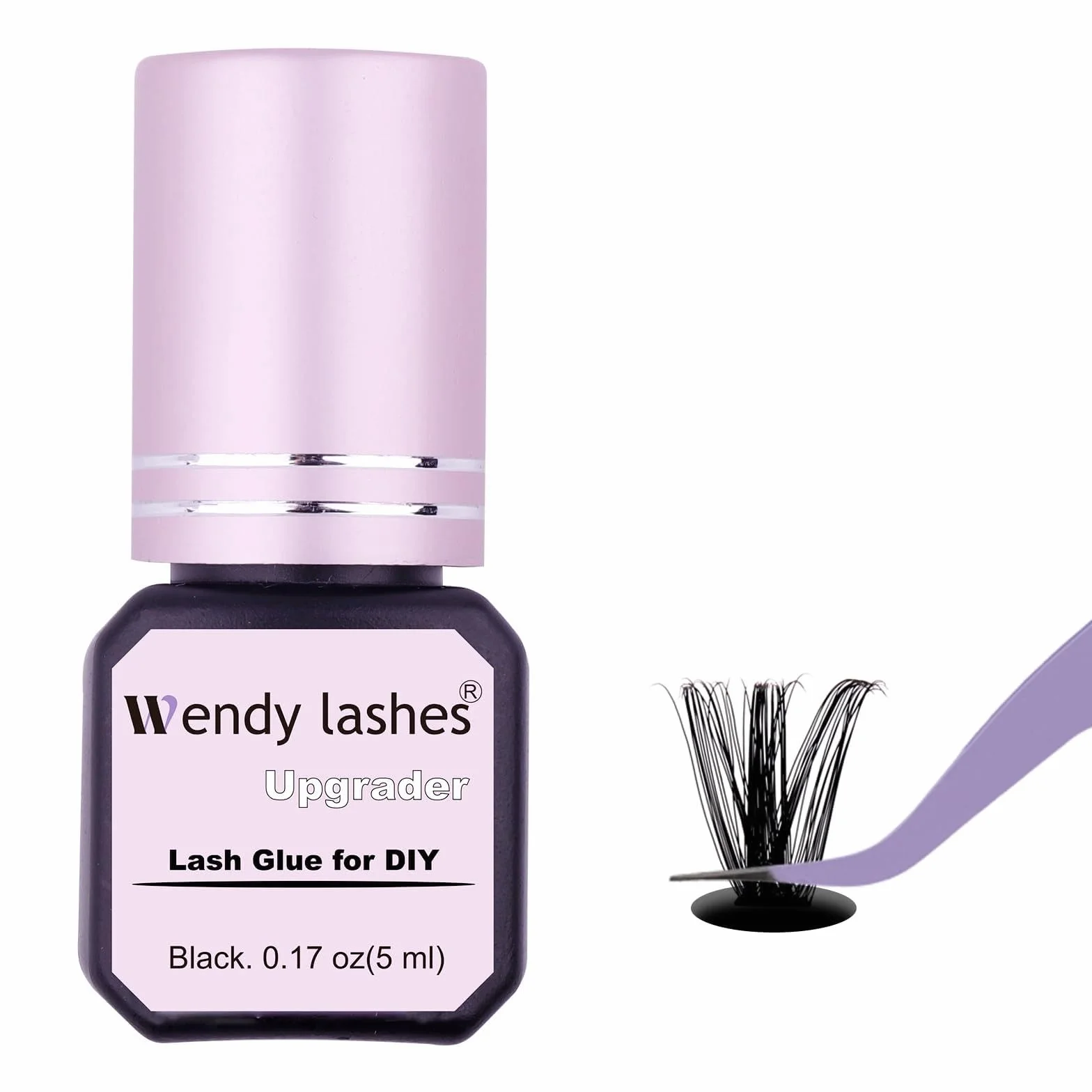 Wendy Lashes Colle Faux Cils Black Eyelash Extension Glue Strong Waterproof 2-3 Sec Drying 5ml