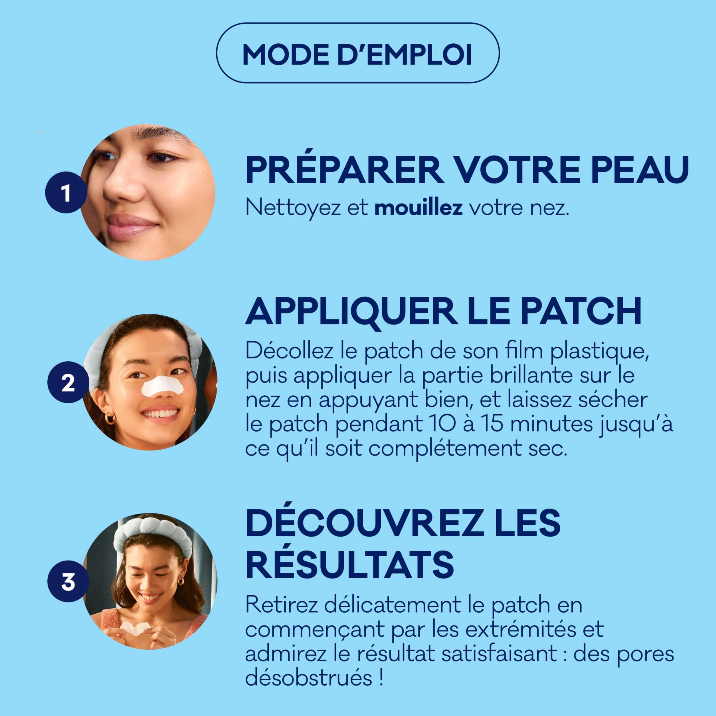 Biore Assortiment de 14 Patchs Purifiants NEZ VISAGE