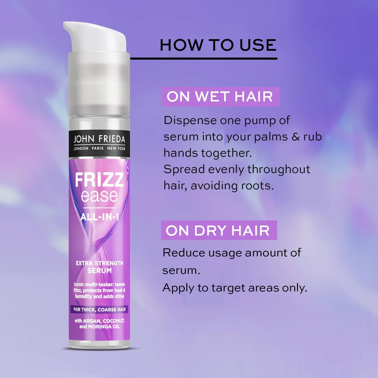 John Frieda Frizz-Ease Sérum Anti-Frisottis Formule Extra-Forte