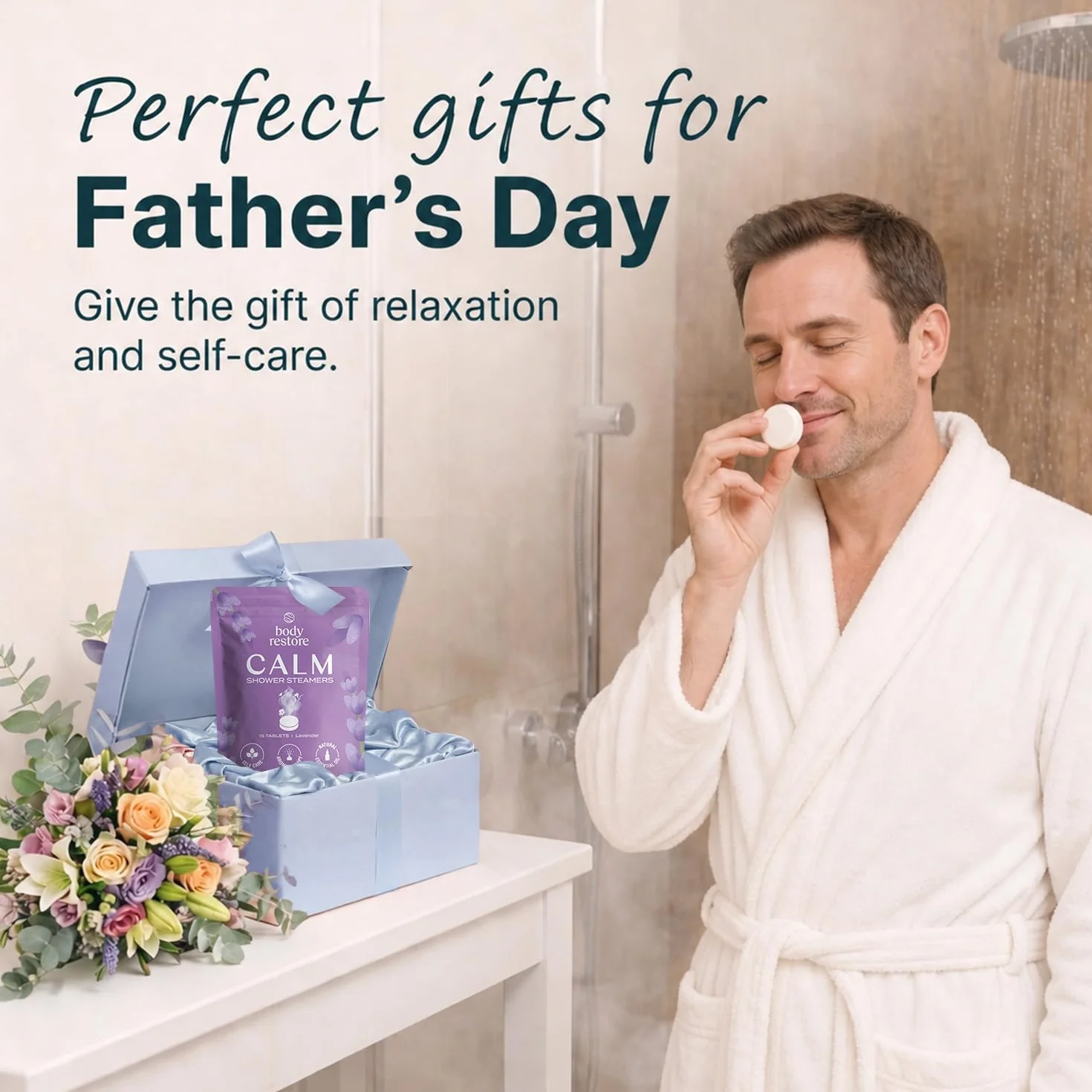 Body Restore Bath Bombs 15 Pack Lavender Scent Aromatherapy Relaxation Gifts for Women Men Stress Relief