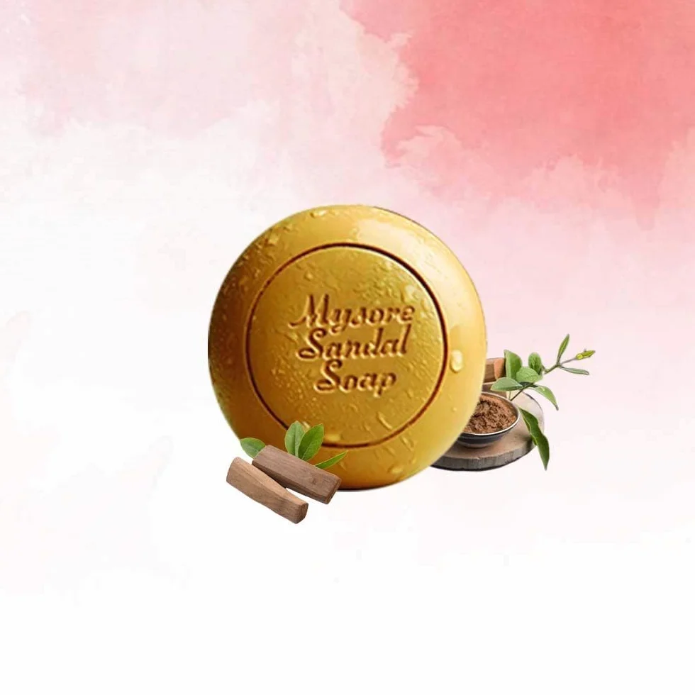 Mysore Sandal Savon au Bois de santal Huile ayurvédique 3 x 150 g Lot de cadeau