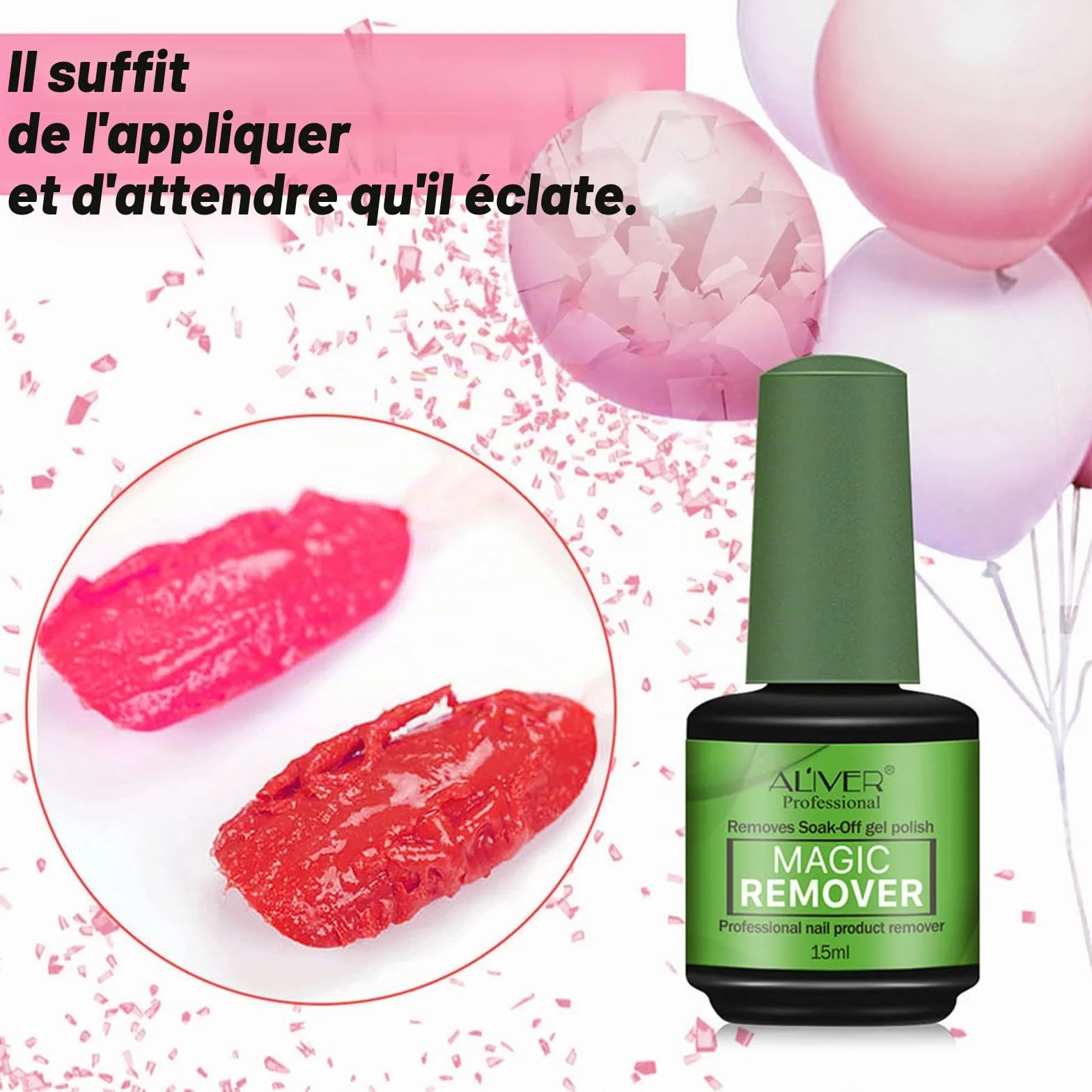 Dissolvant Magique De Vernis A Ongles, Outil De Dissolvant De Vernis En Gel