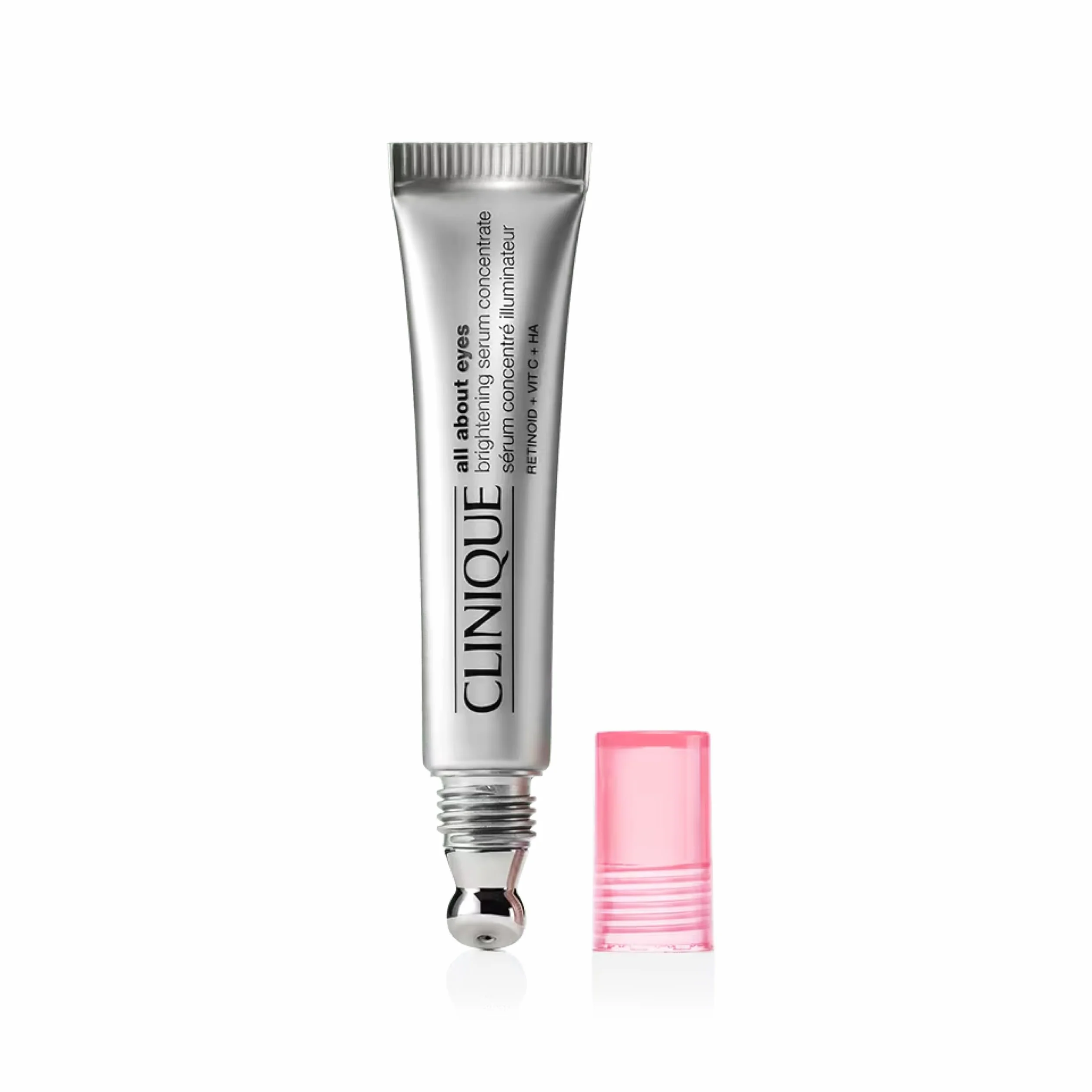 Clinique All About Eyes Sérum Concentré Illuminateur Vitamine C Acide Hyaluronique Rétinoïde Hydrate Réduit Cernes 10 ml
