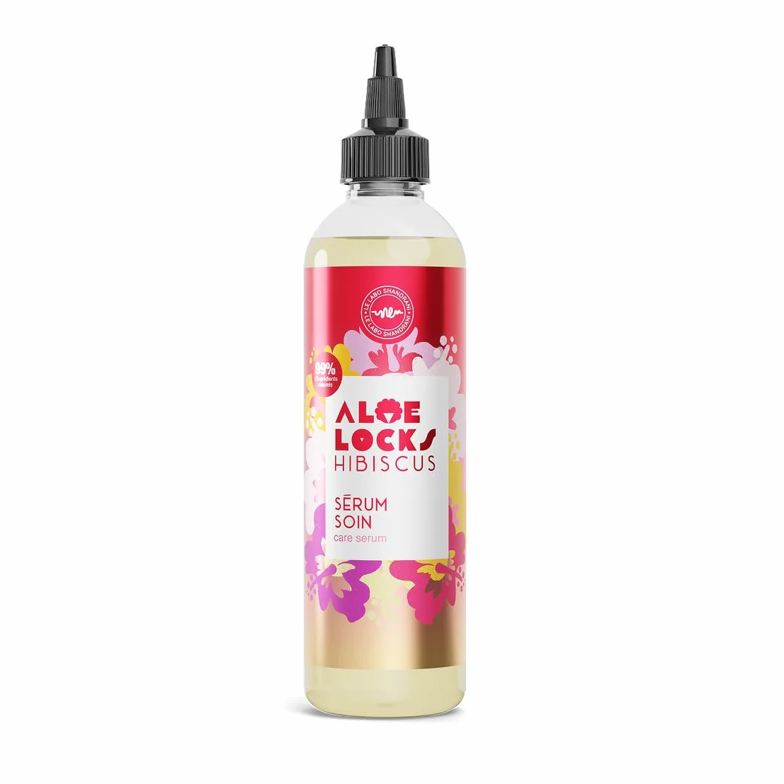 Aloe Locks | Sérum Soin Hibiscus | Répare, revitalise & stimule la pousse | Hydratation durable | Hibiscus, Ricin & Baobab Bio | Cheveux secs & cassants | Fabriqué en France | 250 ml