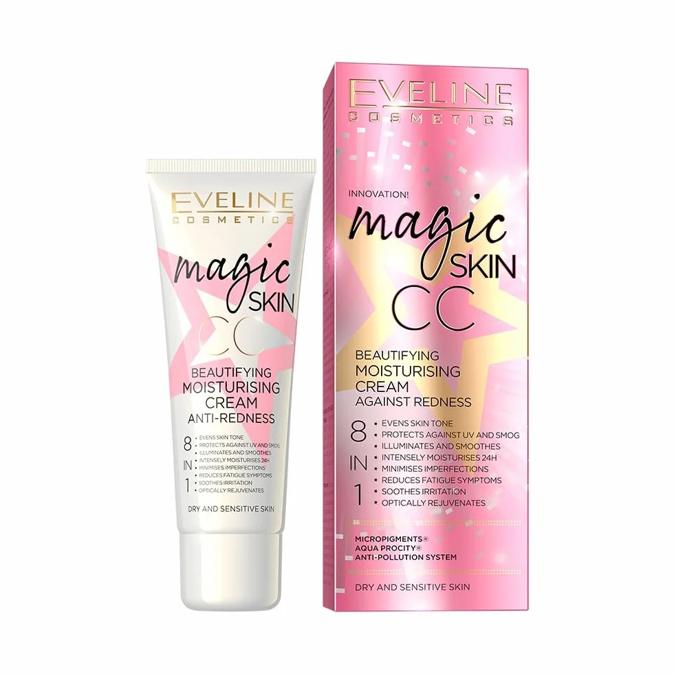 Eveline Cosmetics Magic Skin CC Embellifhed Hydratrizer contre Redness 50 ml