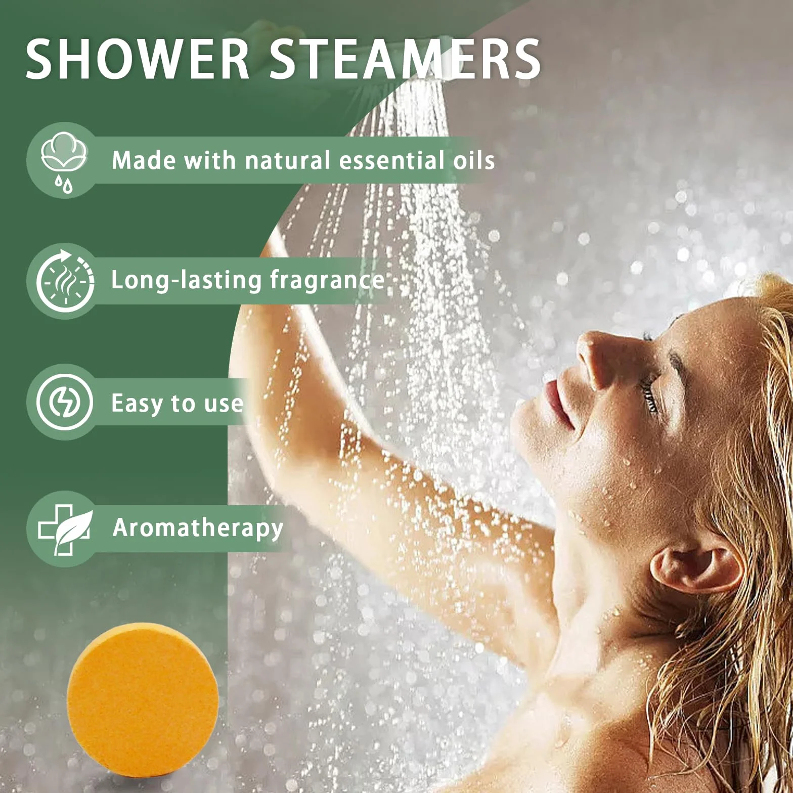 Set Bombes de Douche Huiles Essentielles Naturelles Cadeau Relaxation Spa