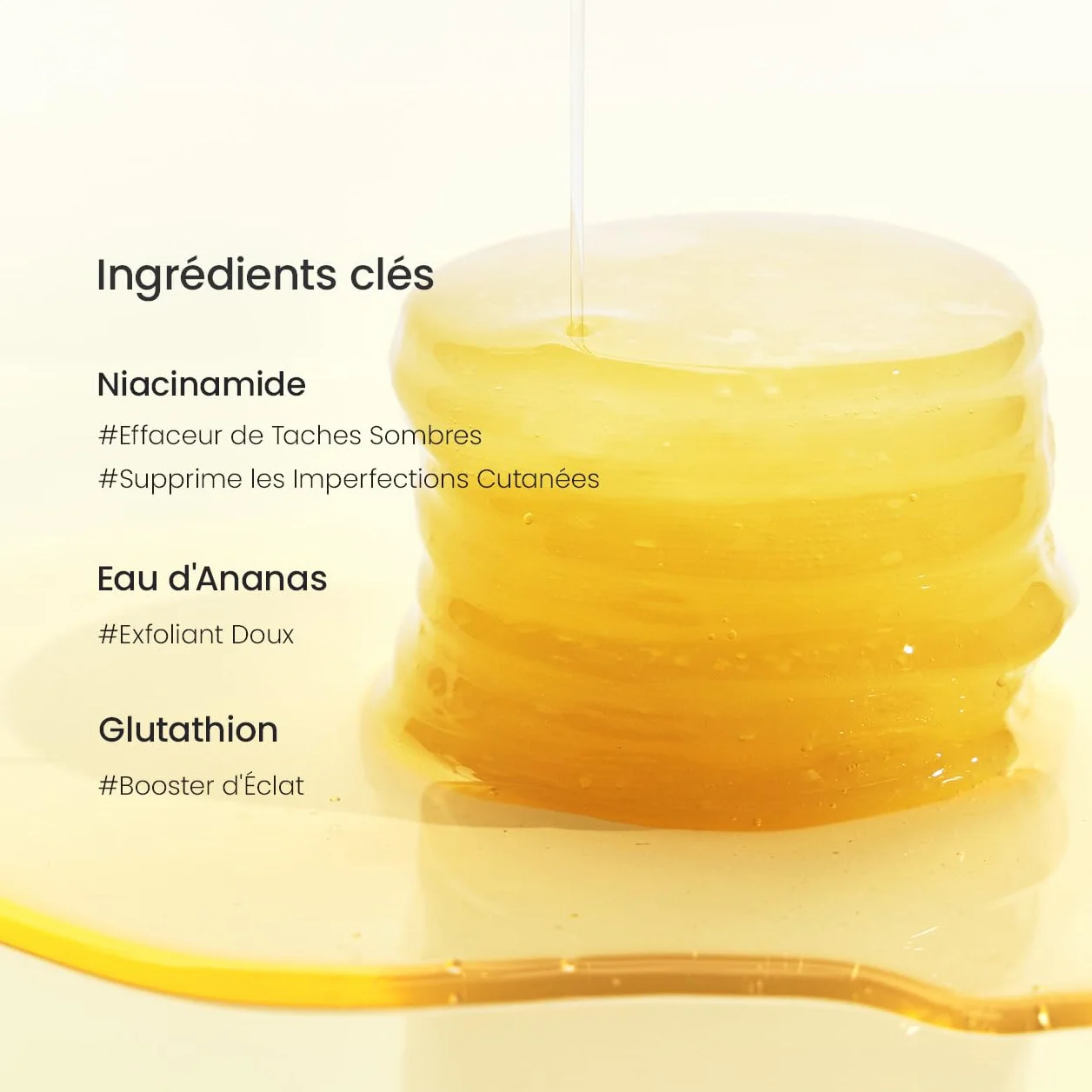 BIODANCE Vita Gel Toner Pads, Tampons de Toner en Gel Niacinamide 60 Pièces, Illuminant, Exfoliation Douce K-Beauty