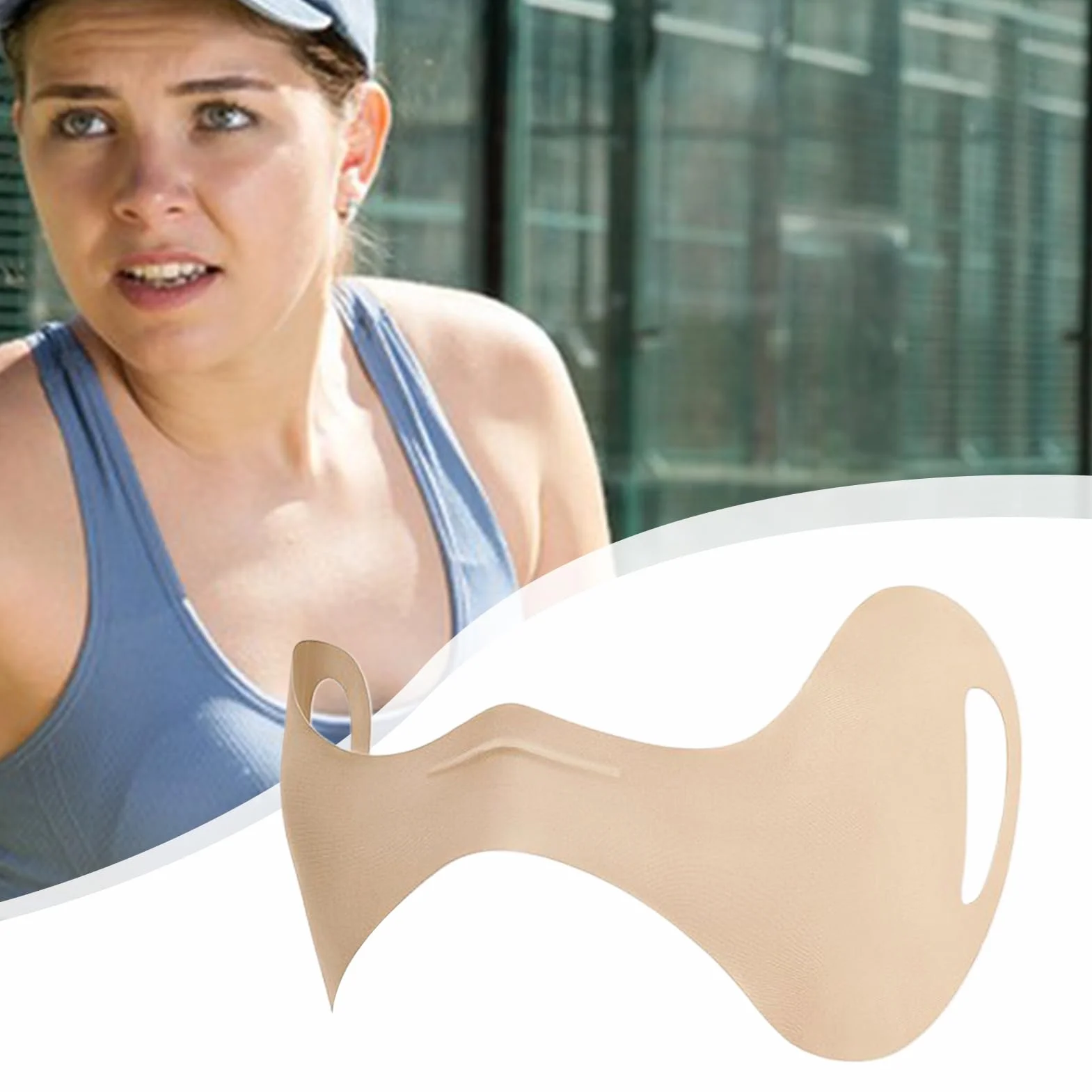 Masque de protection solaire anti-UV pour le nez – Bloque les UV pour activités extérieures