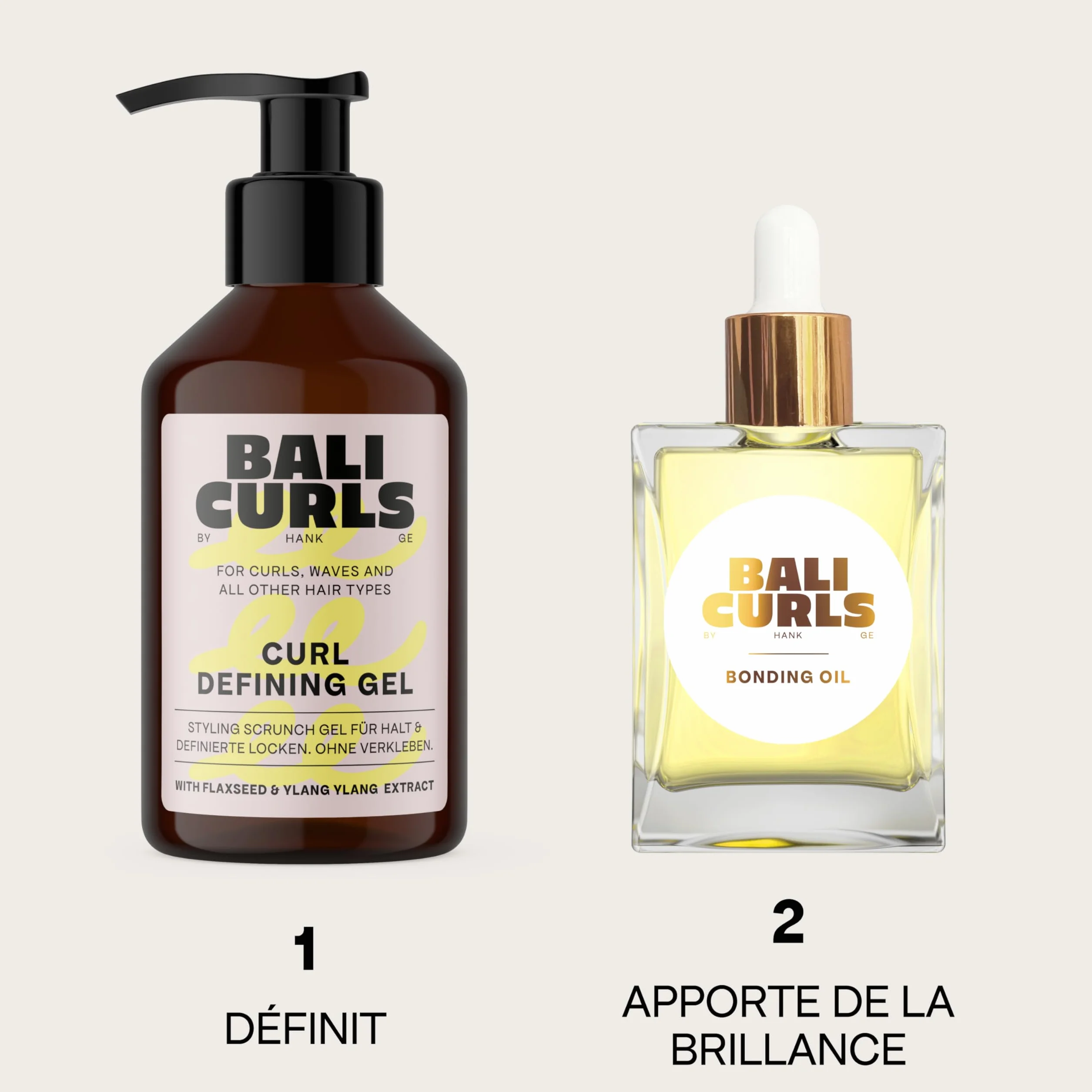BALI CURLS Bonding Oil - Huile capillaire hydratante pour cheveux bouclés et secs - 30 ml
