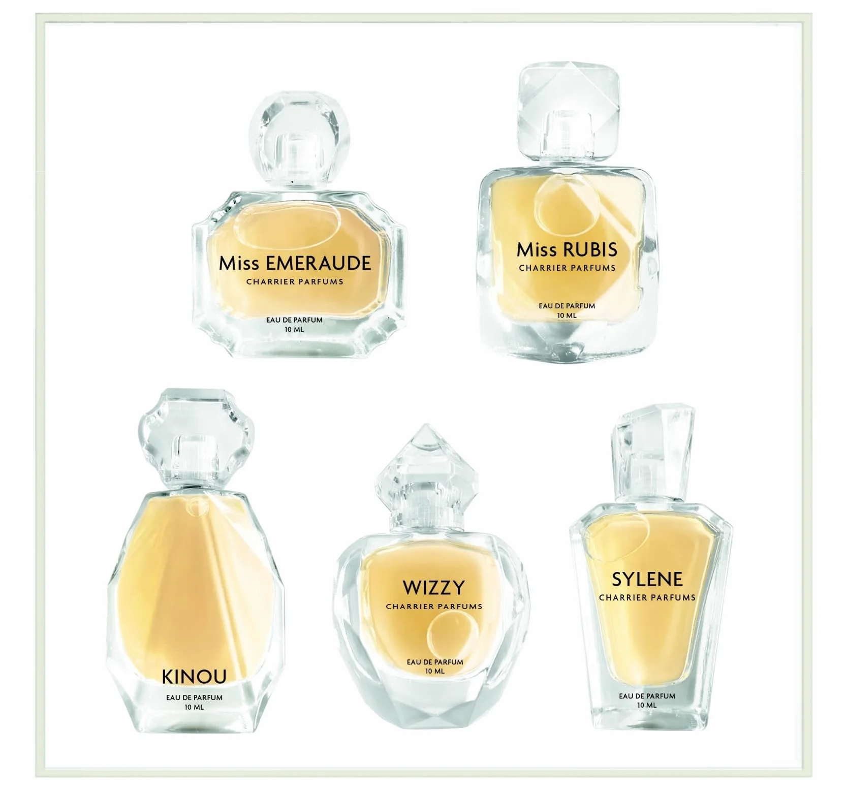 "Collection Prestige" - Coffret Cadeau 5 Eaux de Parfum miniatures