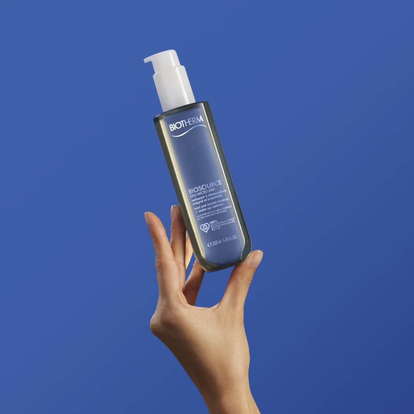 BIOTHERM - Biosource Eau Micellaire - Démaquillant Visage et Yeux - Tous Types de Peaux