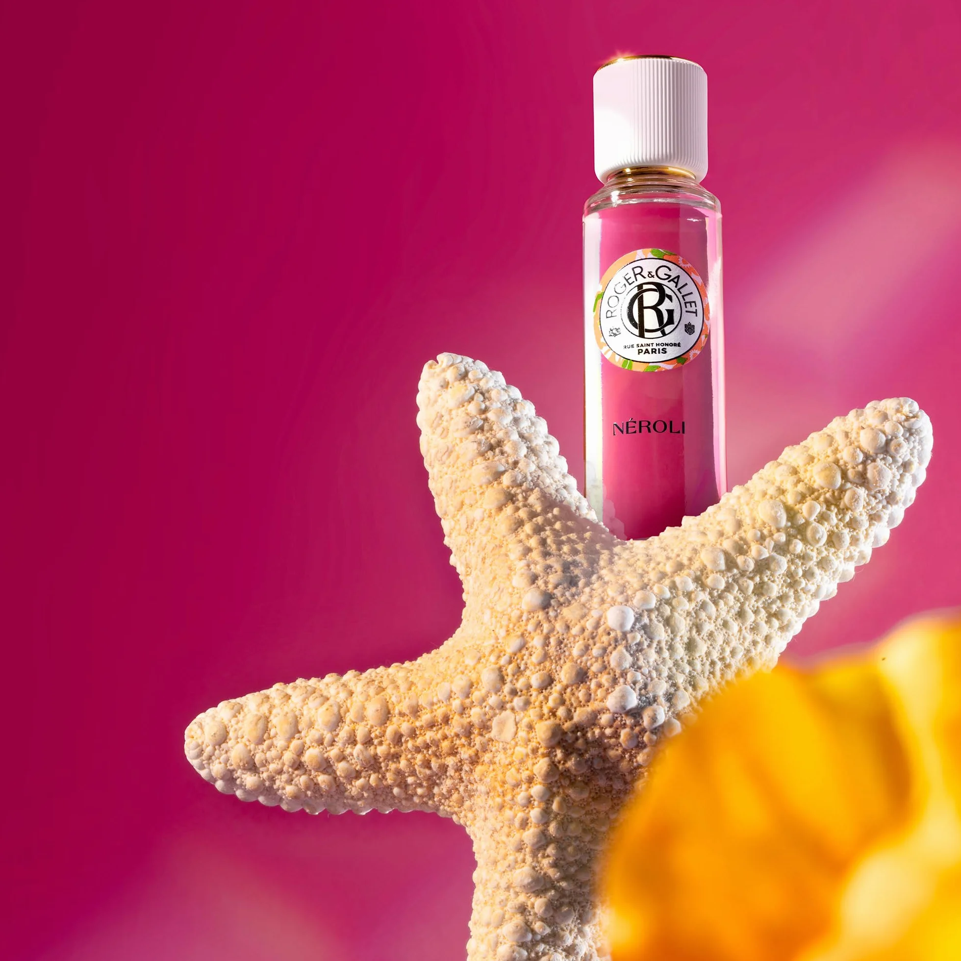 Roger & Gallet - Coffret cadeau Eau Parfumée Bienfaisante Néroli 30ml et Parfum Solide - Cadeau Femme - Senteur Florale et Relaxante aux Notes Douces et Apaisantes