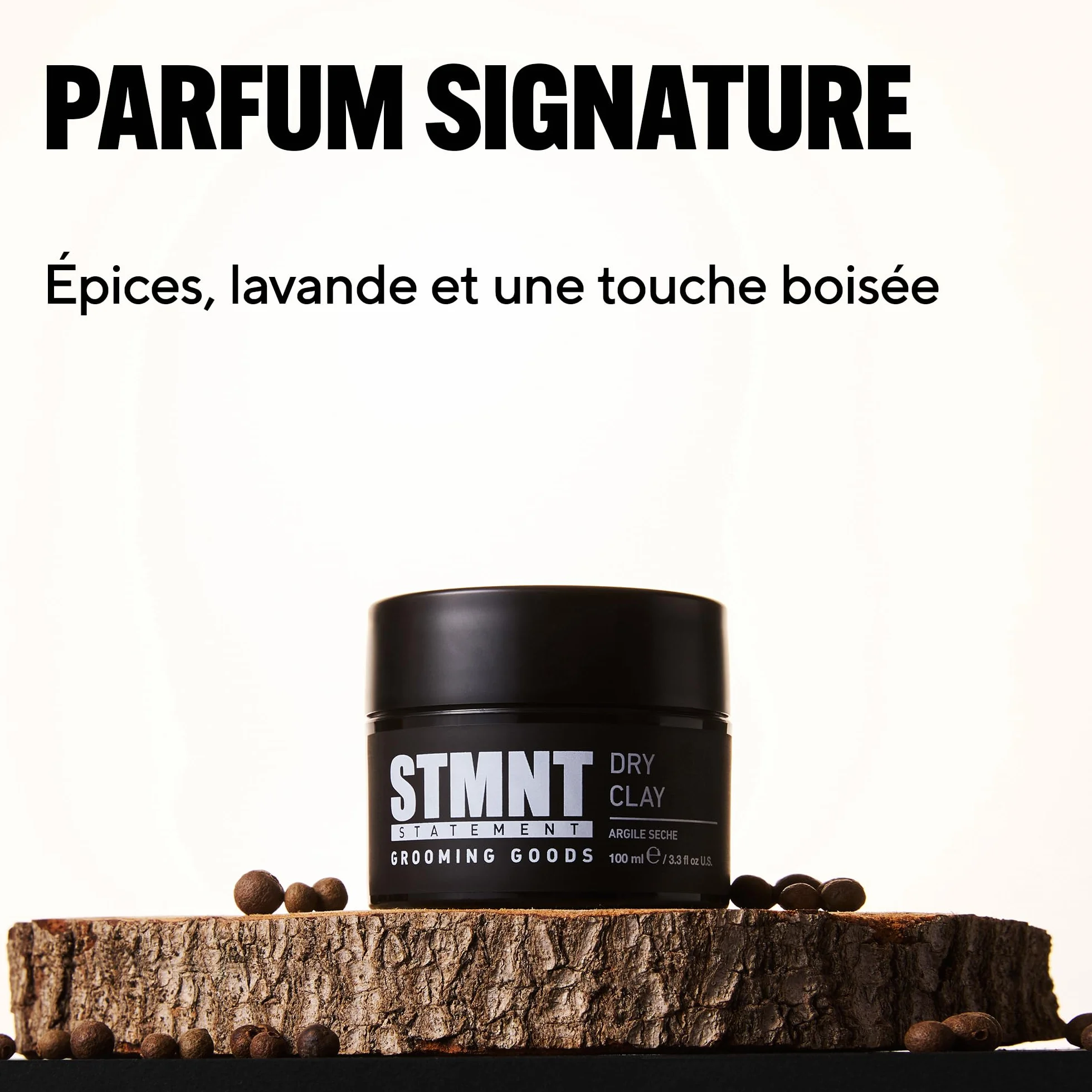 STMNT STATEMENT GROOMING GOODS Argile sèche - Finition extra mate - Très forte tenue - Facile à laver - Non gras