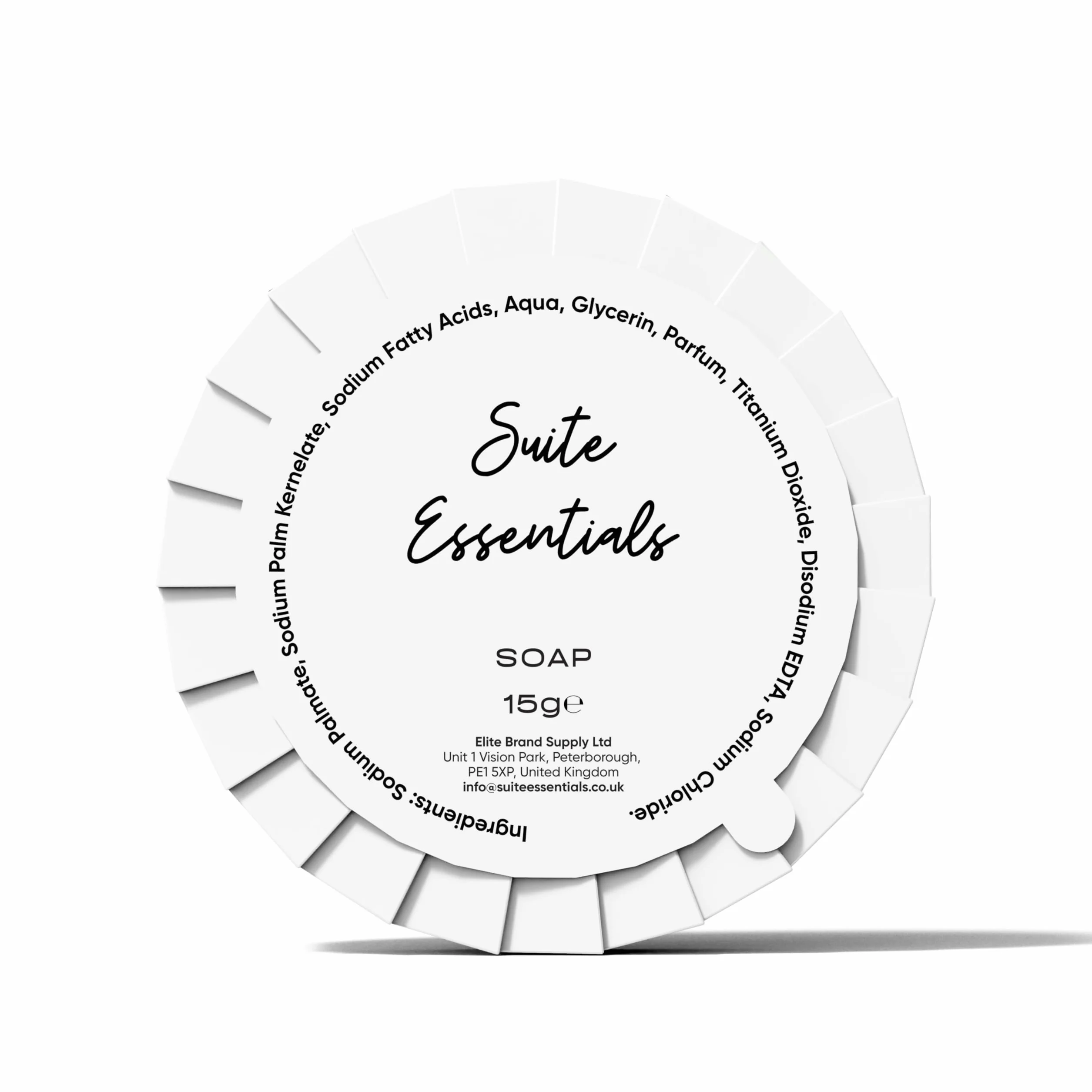 50 x 15 g Barres de savon en vrac - Idéal pour hôtels, chambres d'invités, Airbnb et hébergement, emballage recyclable, achat en gros de mini articles de toilette en multipack