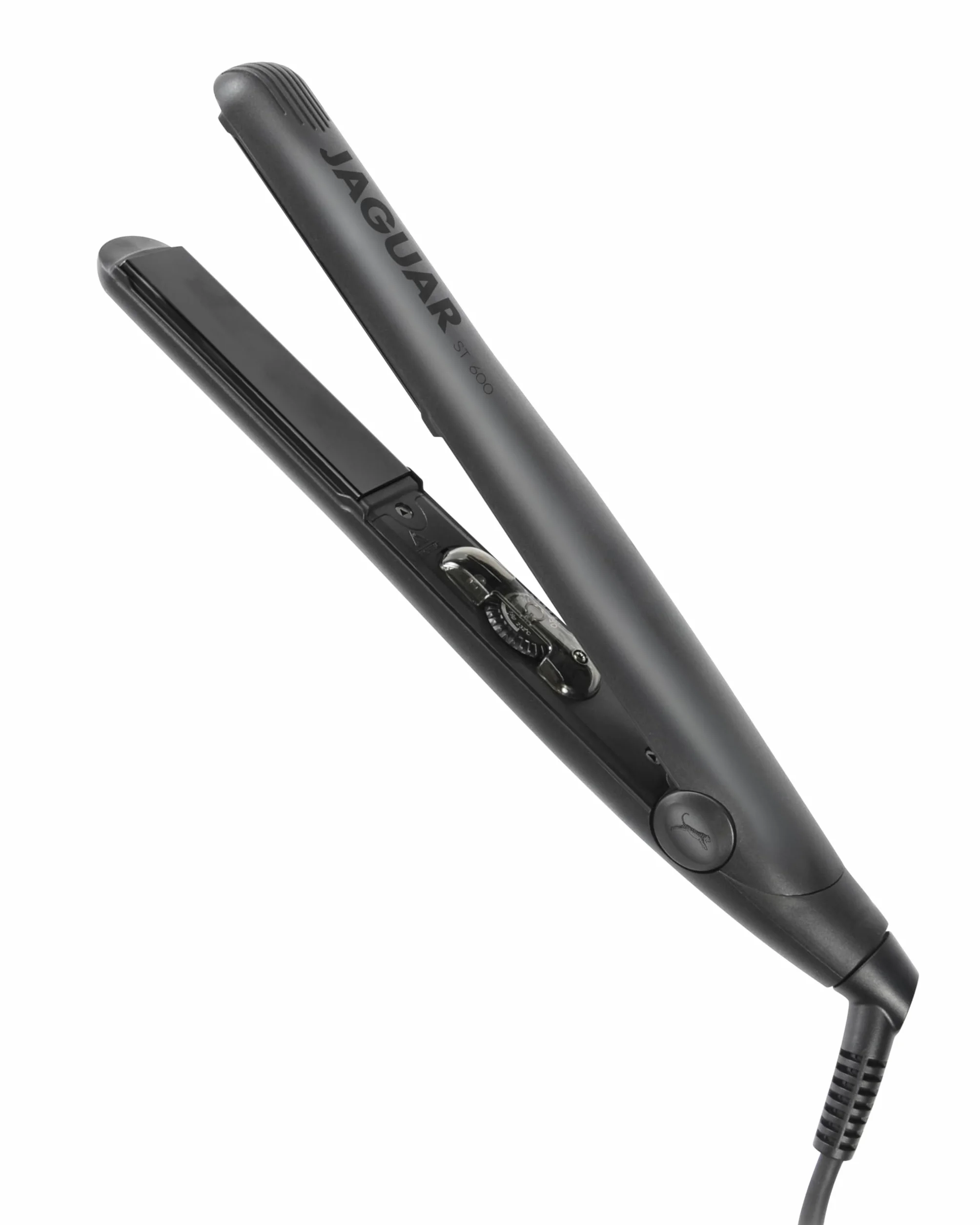 JAGUAR Fer à lisser ST 600 Black | Lisseur avec réglage continu de la température | Plaques chauffantes arrondies & montées sur ressorts pour lisser & boucler | par un professionnel pour toi