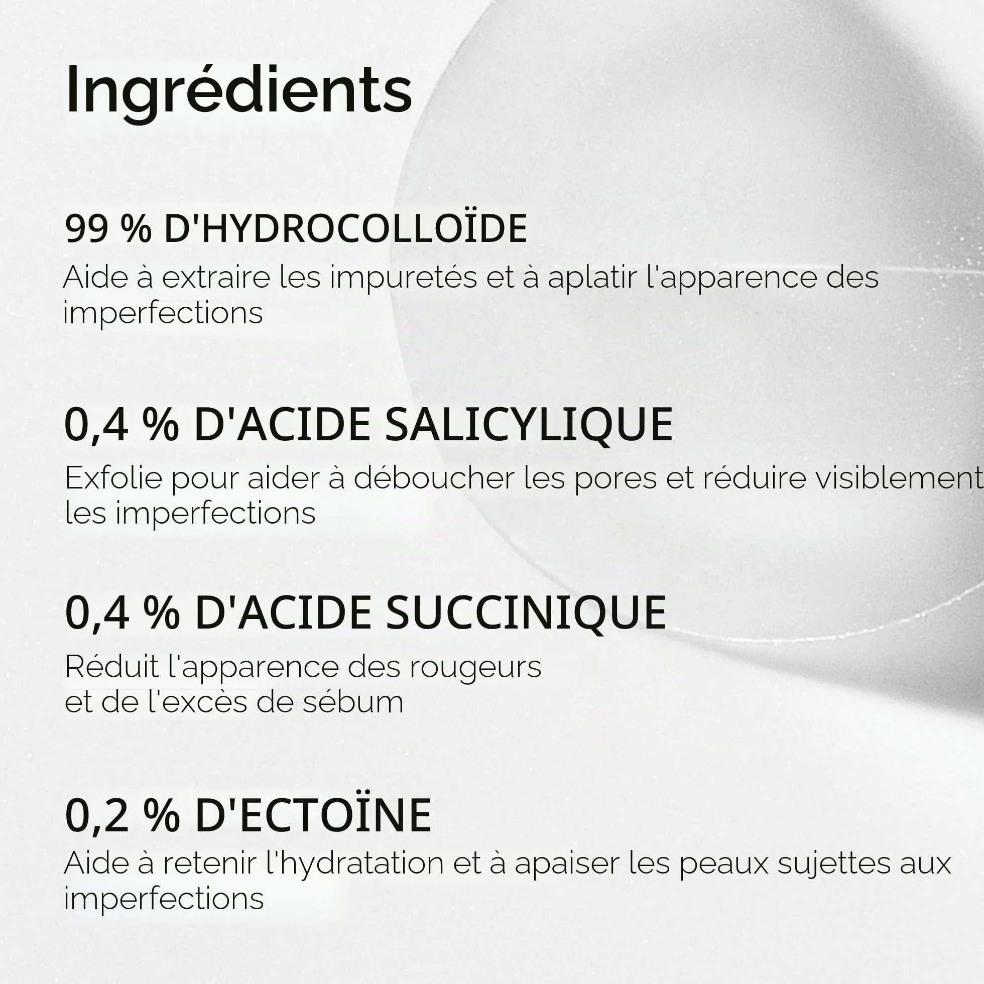 The INKEY list Patchs Hydrocolloïdes Invisibles Anti-Acné Jour/Nuit avec Acide Salicylique